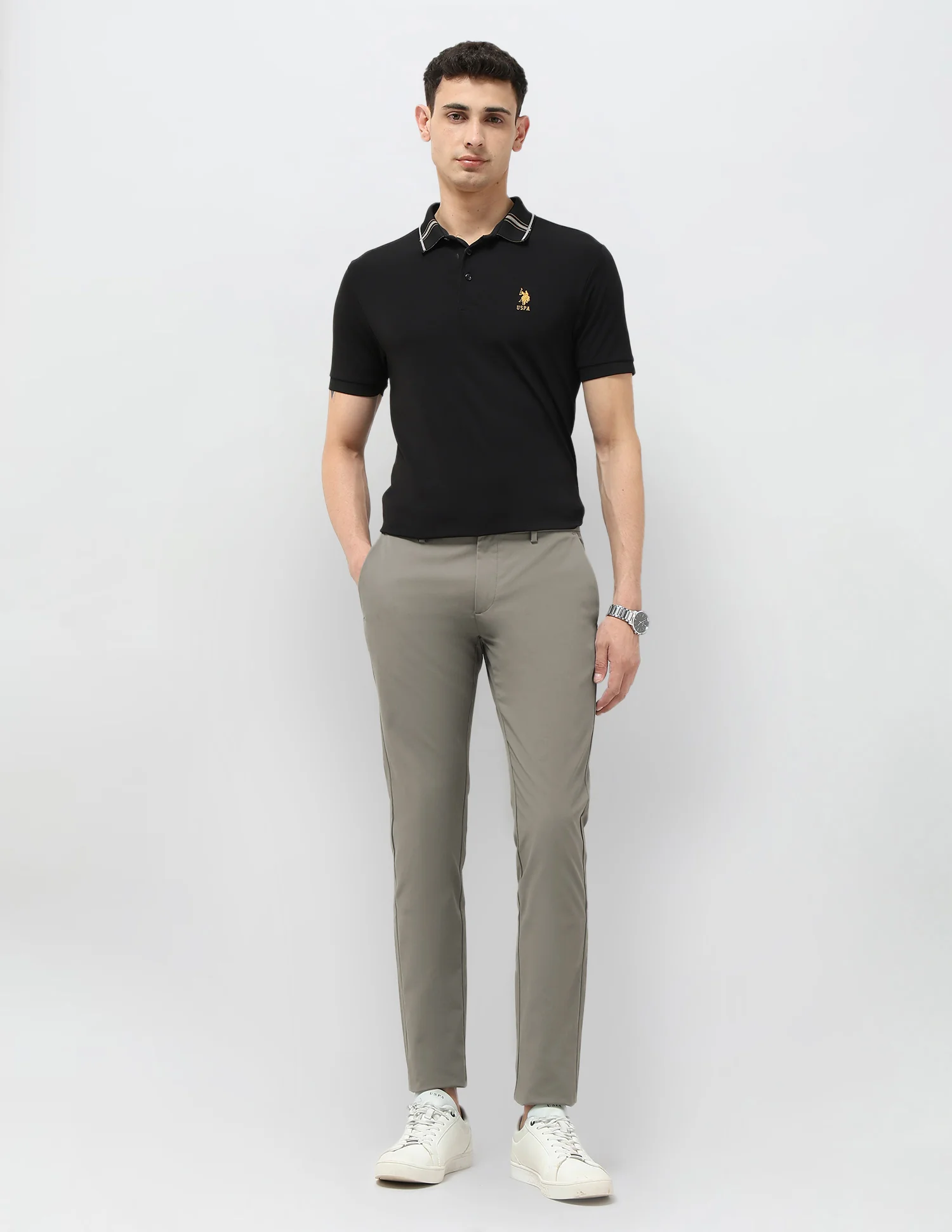 Austin Slim Fit Satin Trousers - Image 3