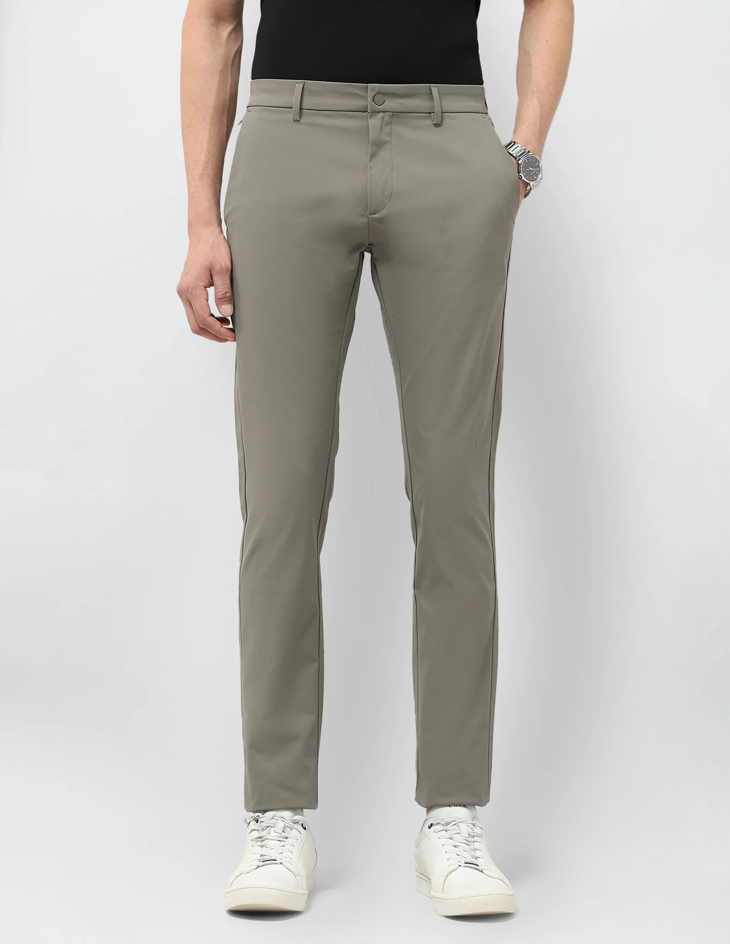 Austin Slim Fit Satin Trousers - Image 6