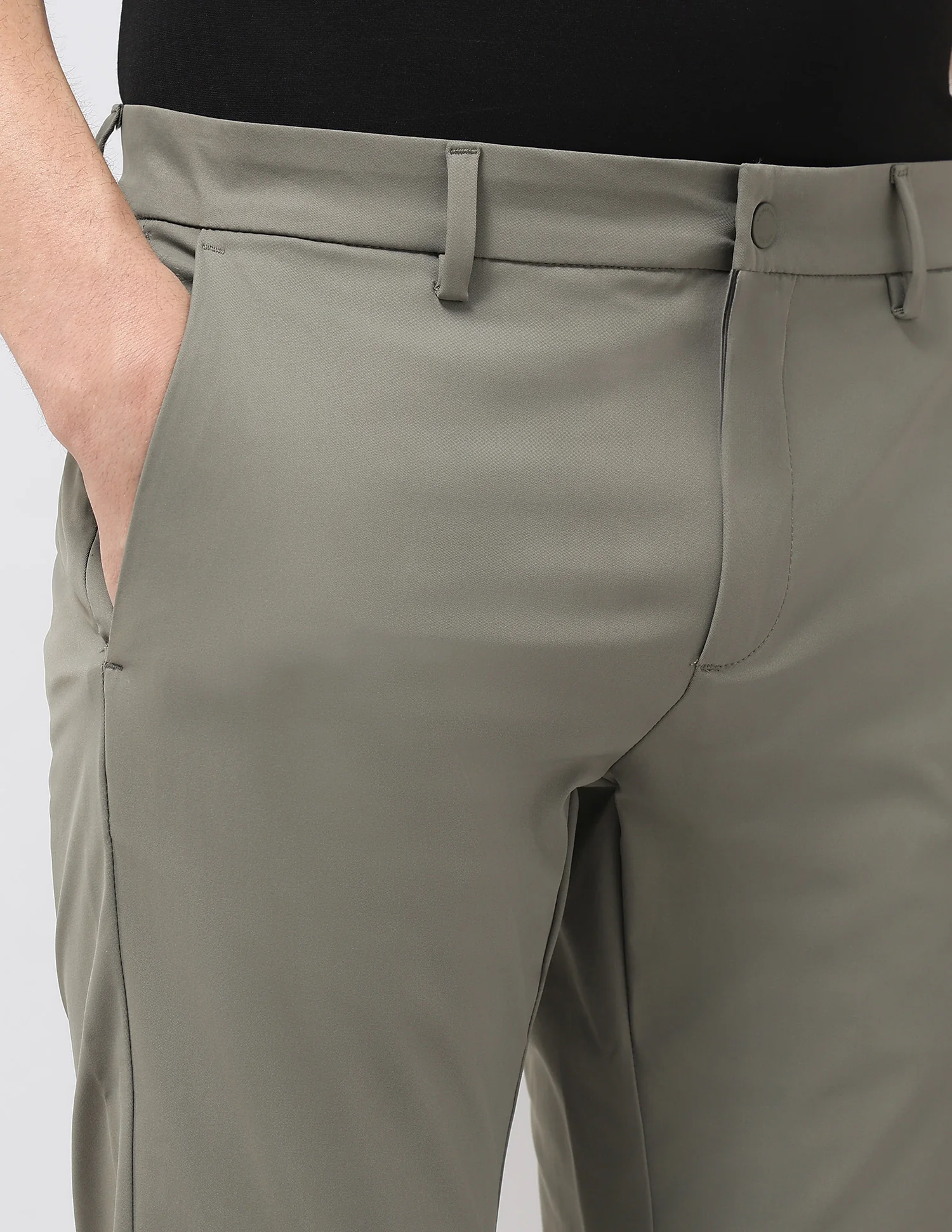 Austin Slim Fit Satin Trousers - Image 7