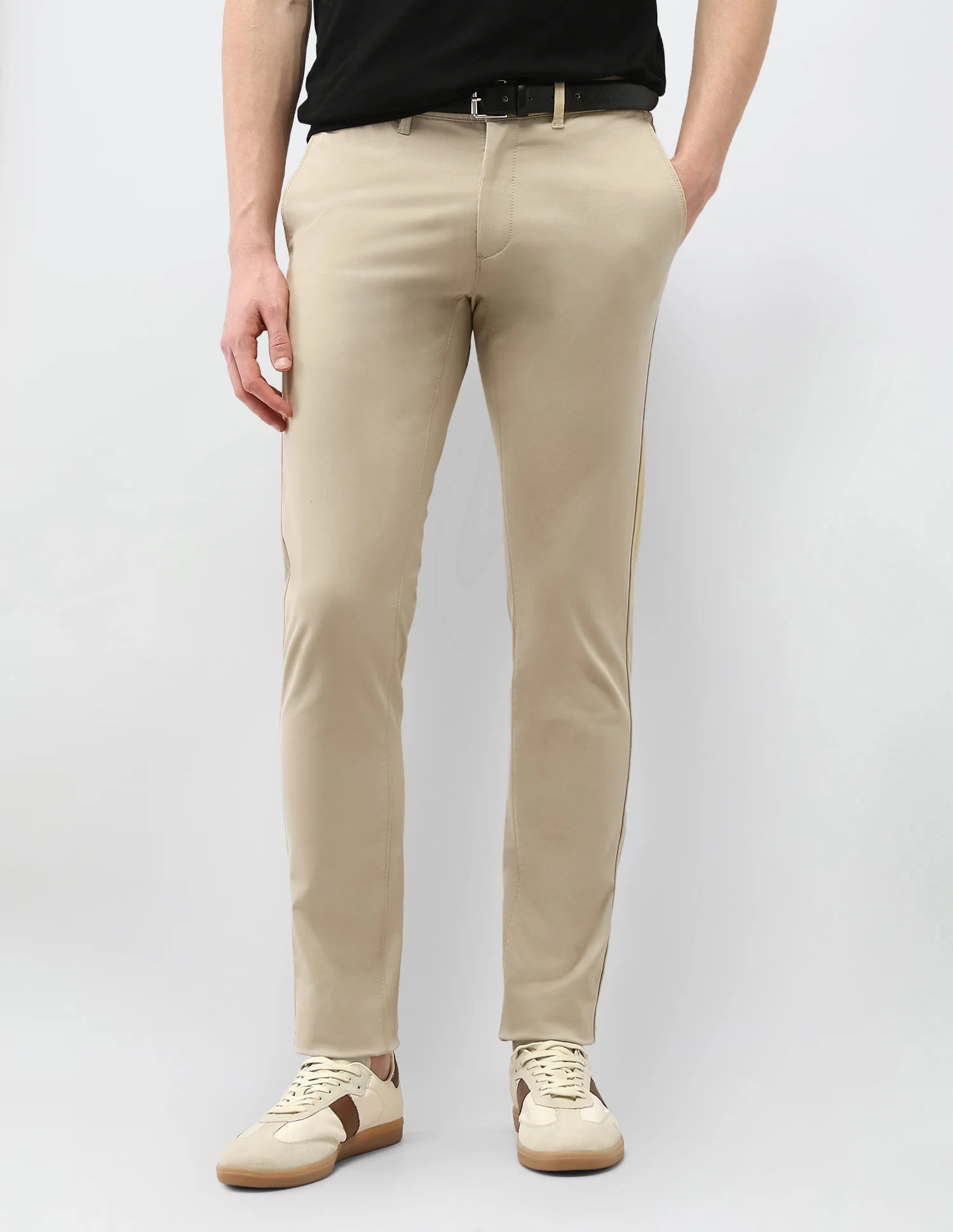 Austin Slim Fit Satin Trousers