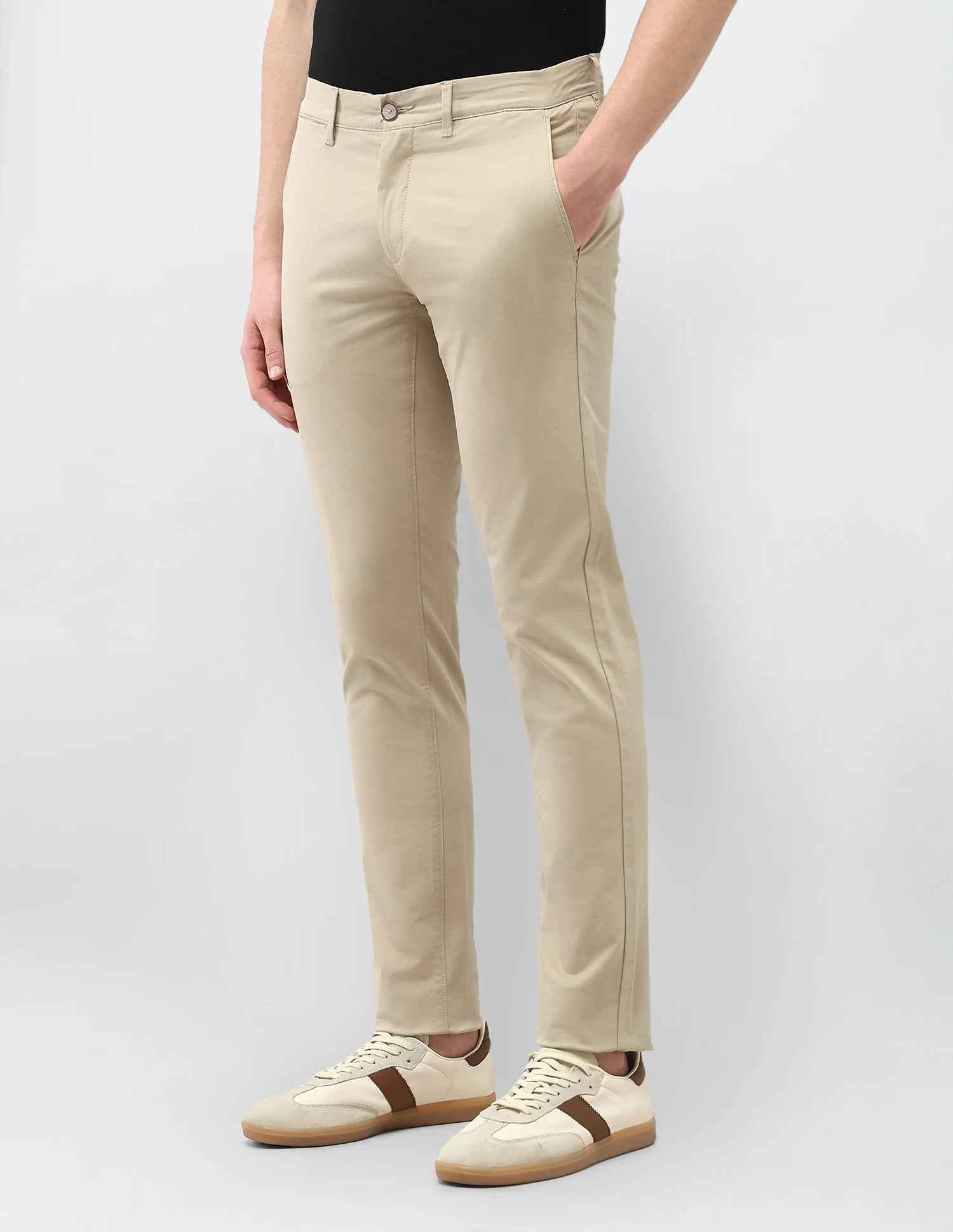 Austin Slim Fit Satin Trousers - Image 4