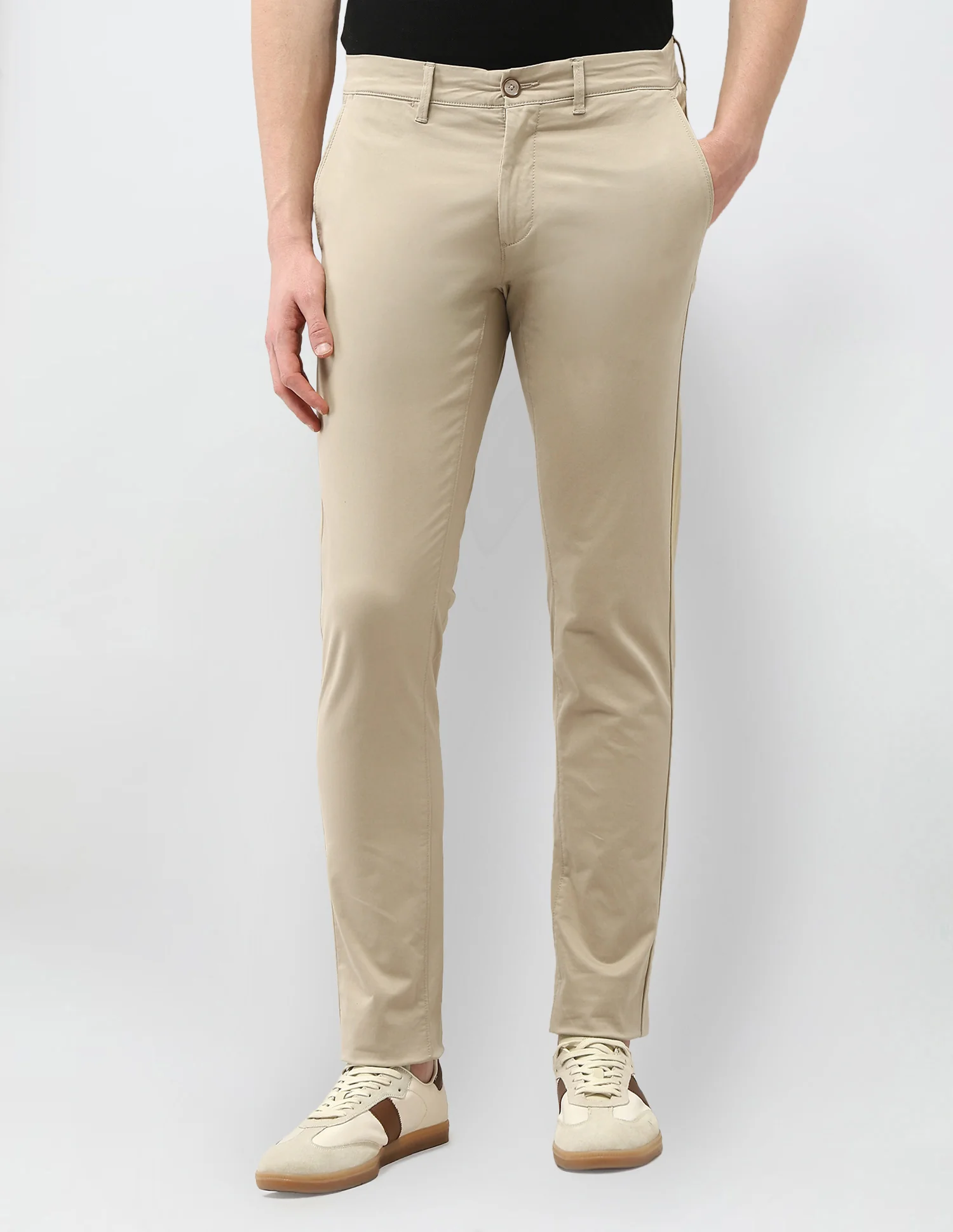 Austin Slim Fit Satin Trousers - Image 6