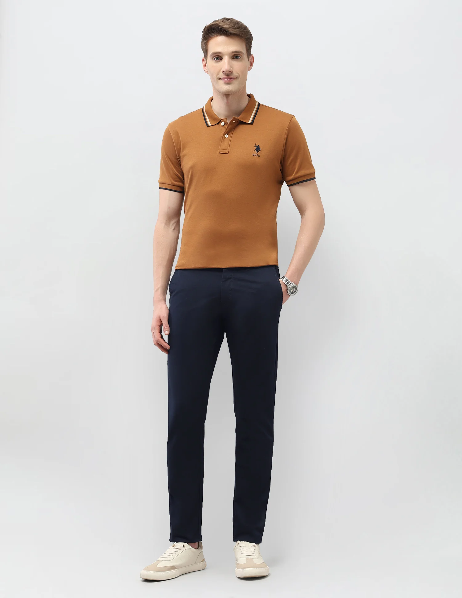 Austin Slim Fit Satin Trousers - Image 3