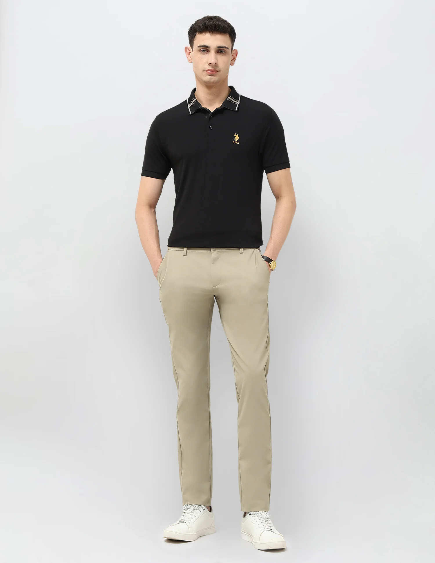 Austin Slim Fit Satin Trousers - Image 3