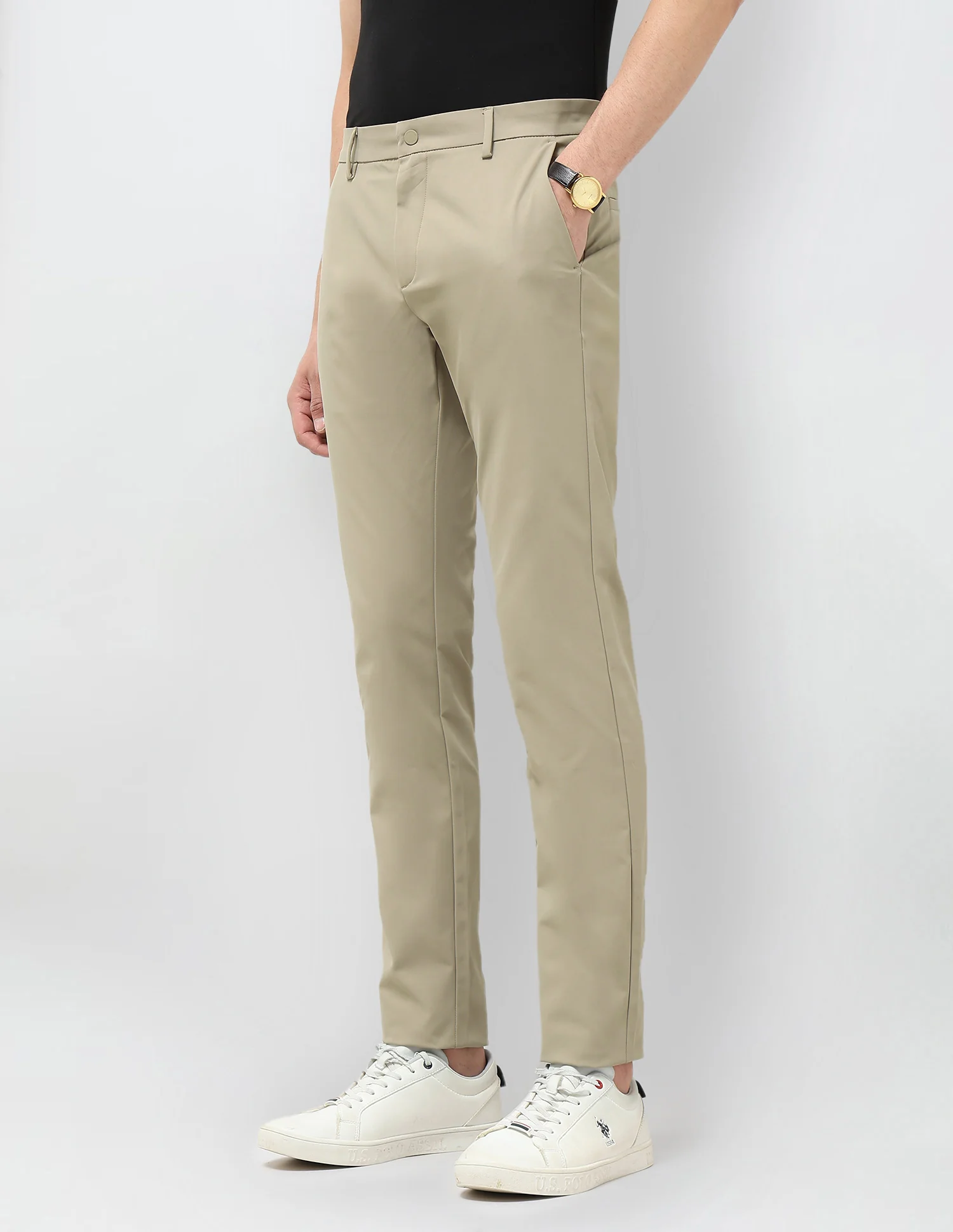 Austin Slim Fit Satin Trousers - Image 4