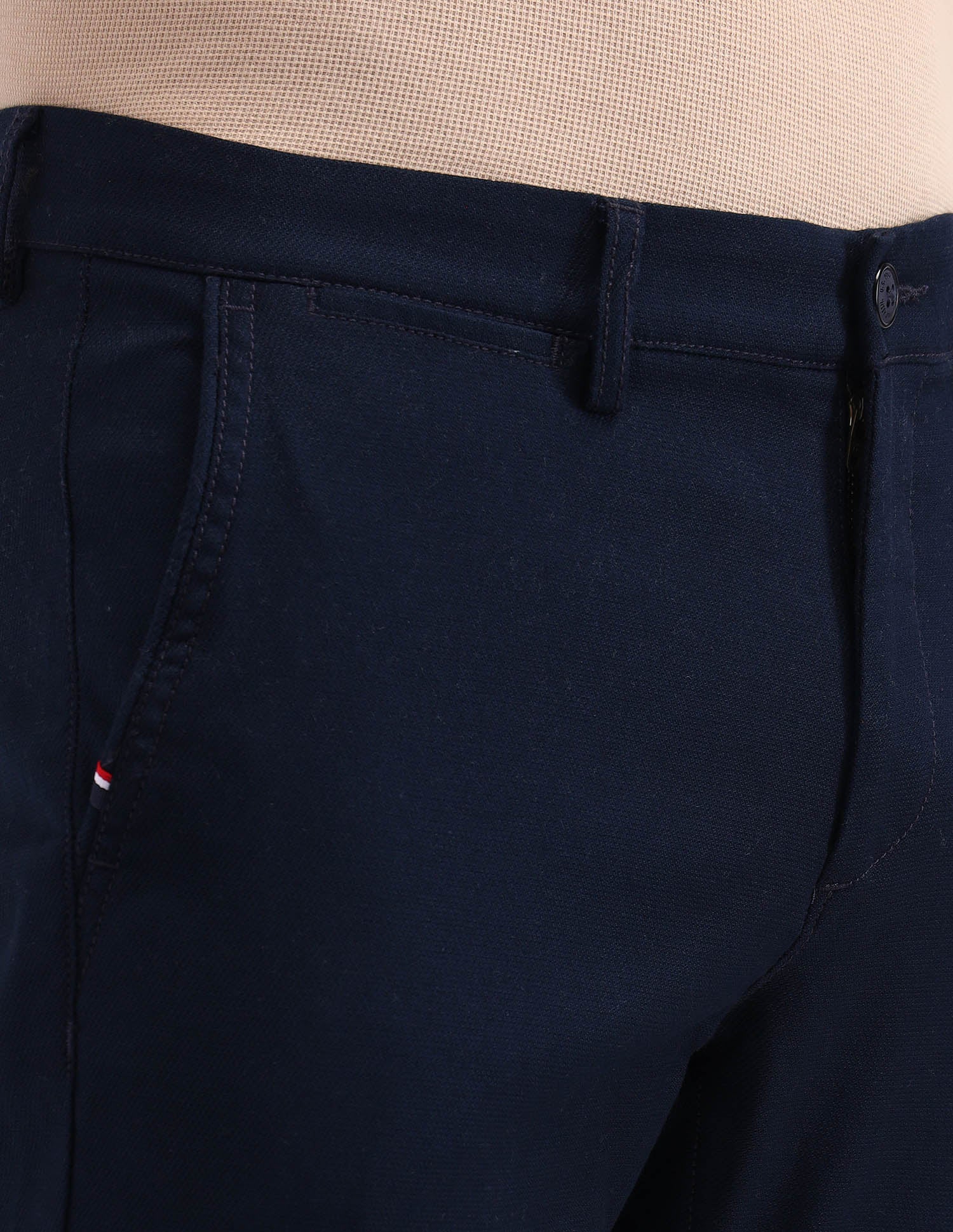 Austin Slim Fit Solid Trousers - Image 7