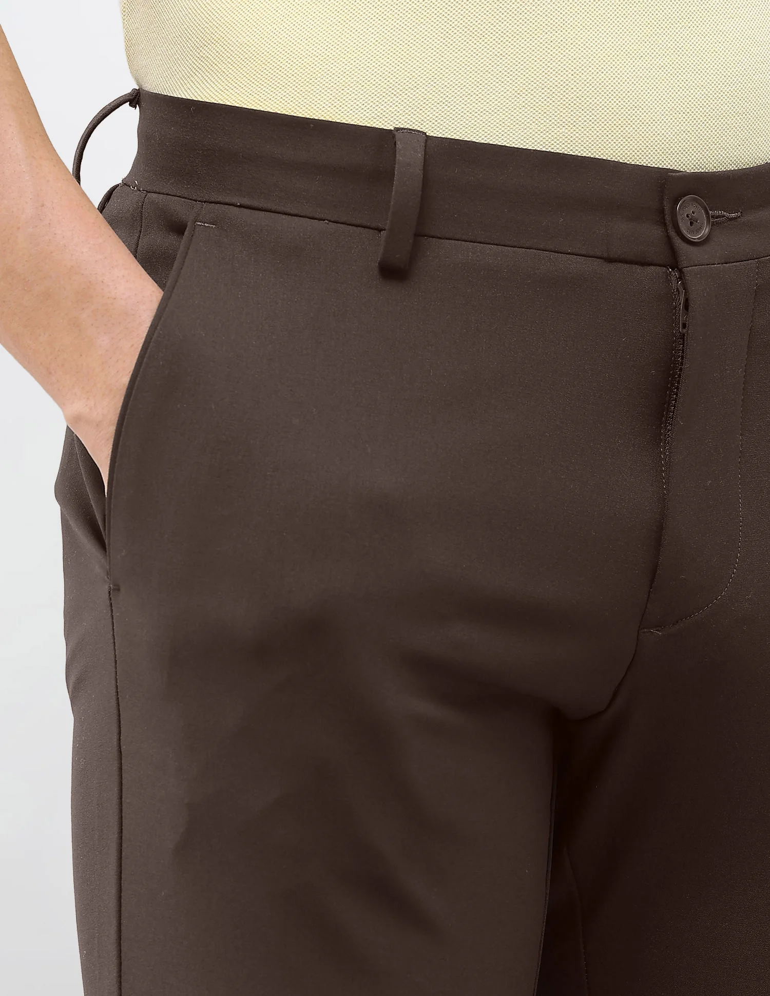Austin Slim Fit Solid Trousers - Image 7