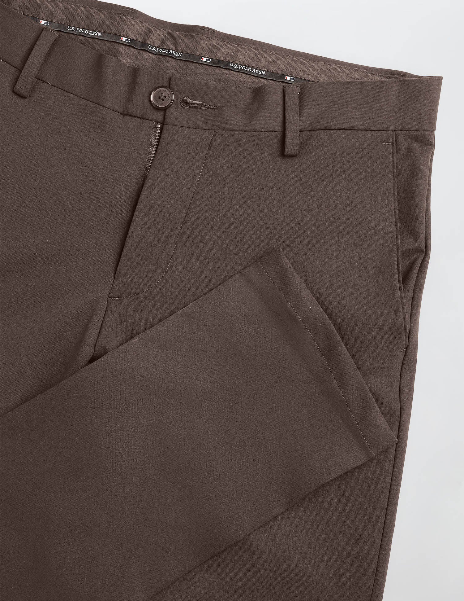 Austin Slim Fit Solid Trousers - Image 9