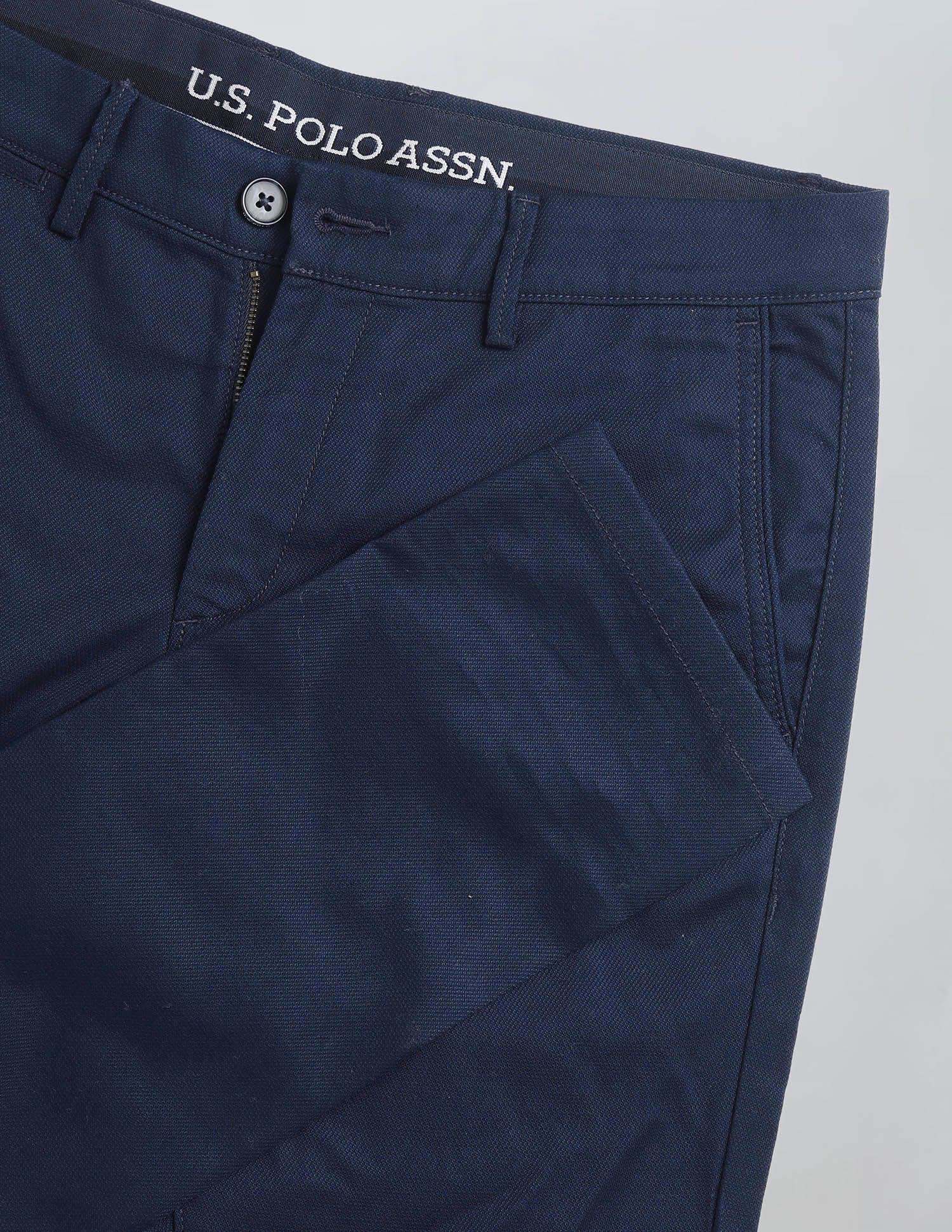 Austin Slim Fit Textured Trousers - Image 9