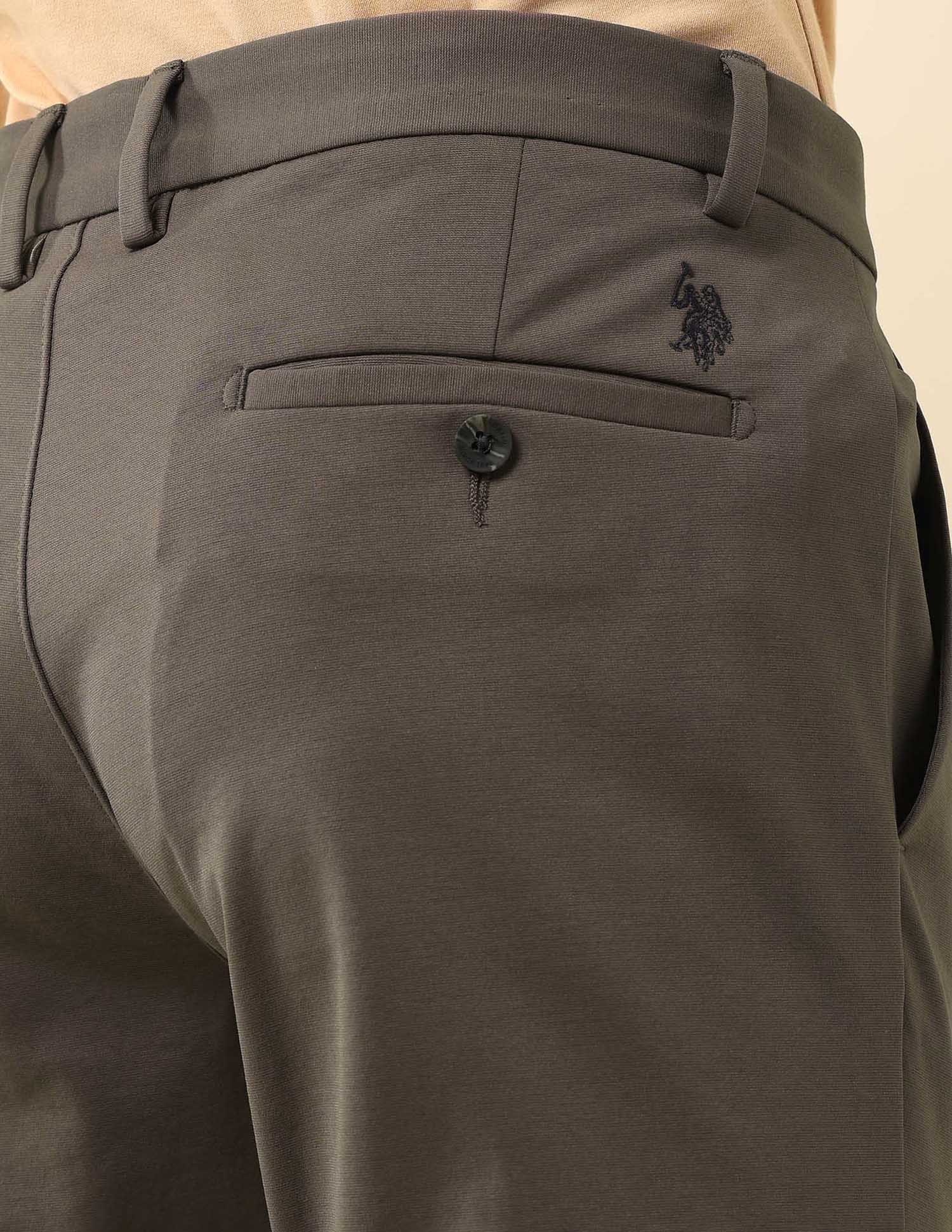Austin Slim Fit Twill Trousers - Image 8