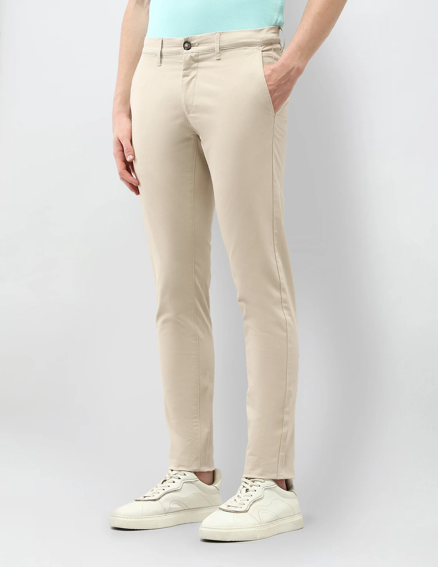 Austin Trim Regular Fit Satin Trousers - Image 4