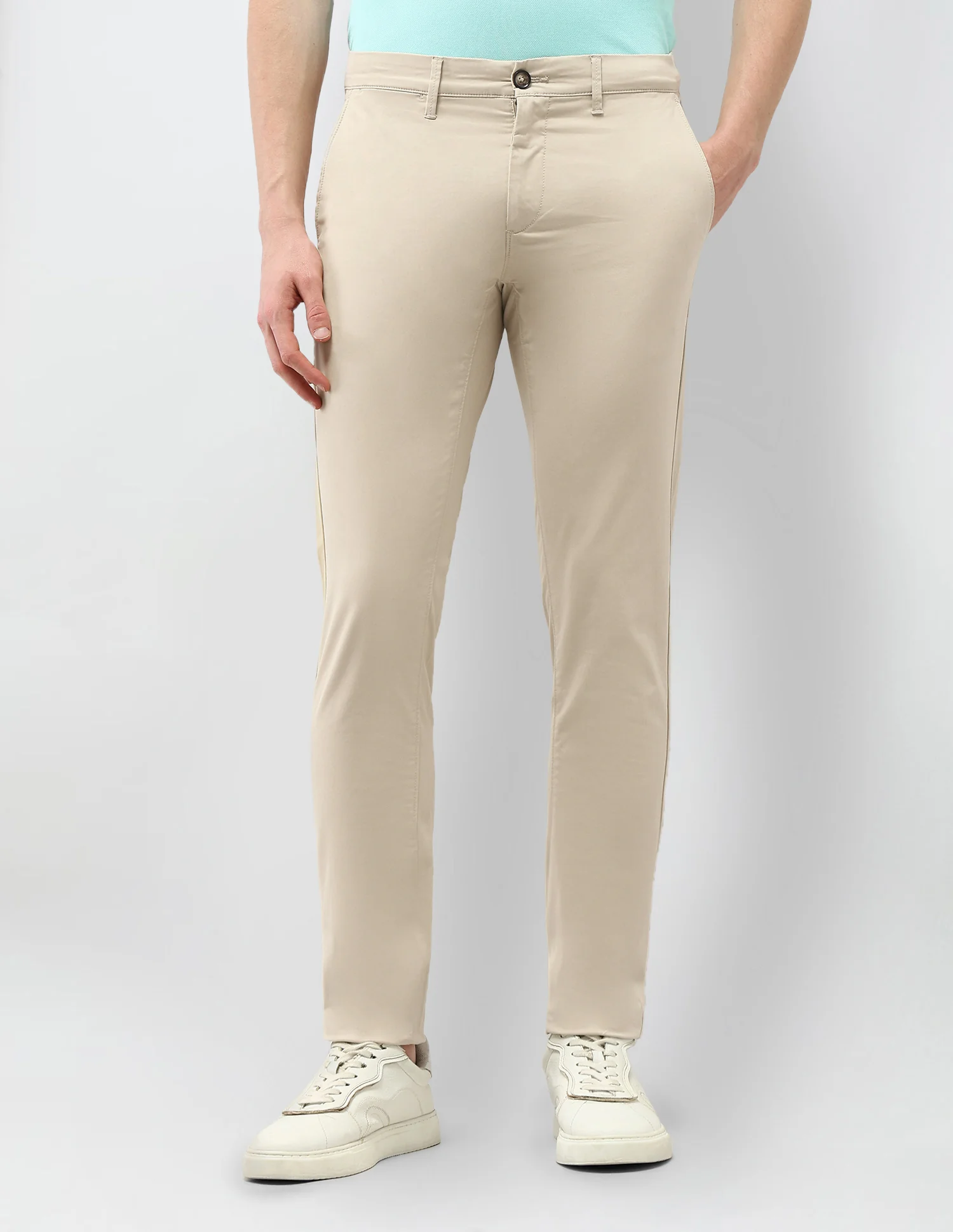 Austin Trim Regular Fit Satin Trousers - Image 6