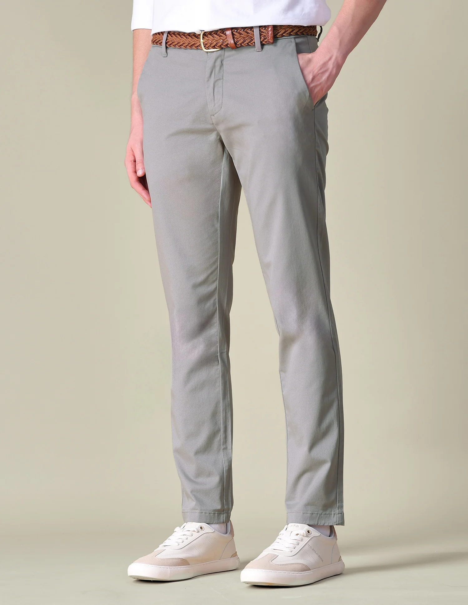 Austin Trim Regular Fit Twill Trousers