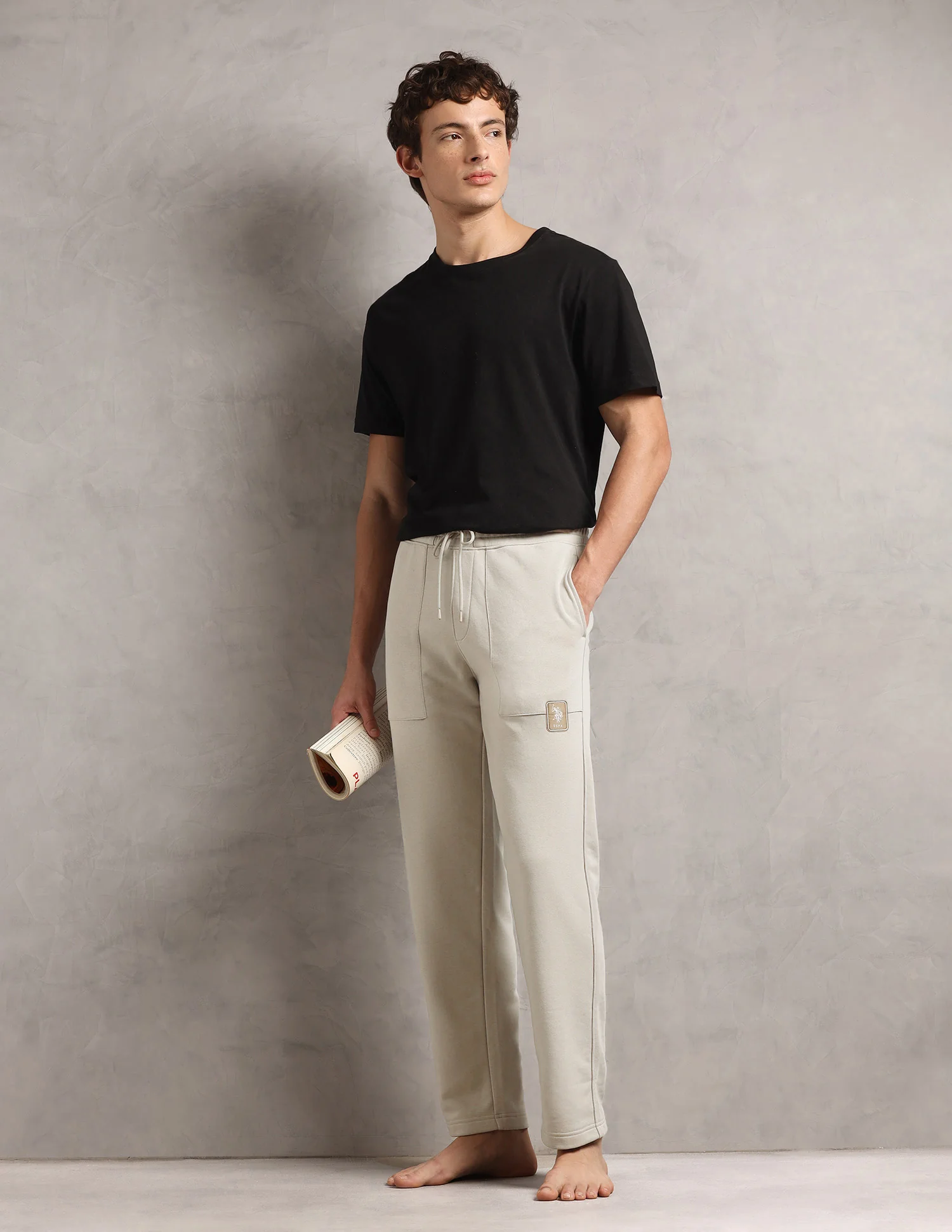 Baggy Fit Cotton Terry OR006 Lounge Pants - Pack Of 1 - Image 3