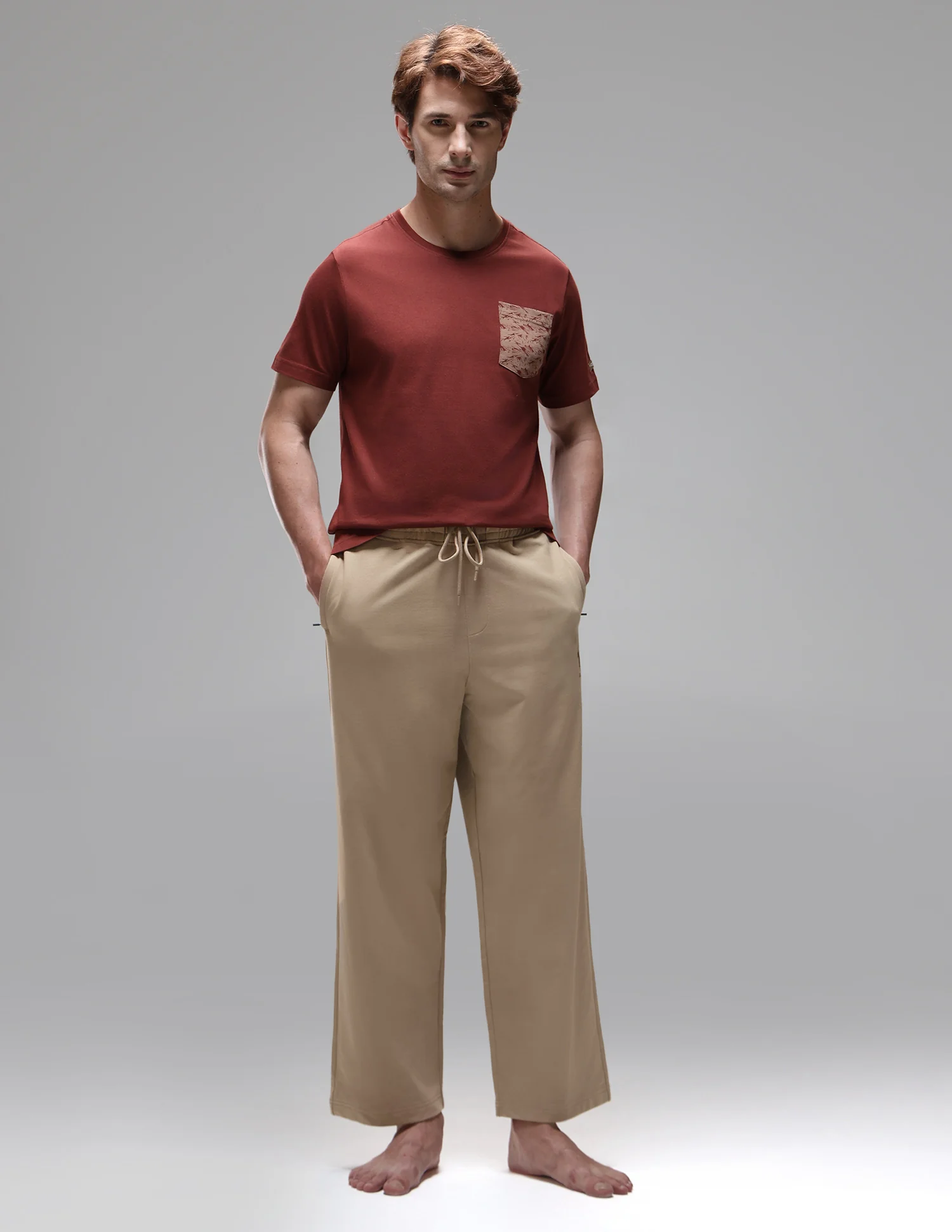 Baggy Fit Sturdy Fabric OR008 Lounge Track Pants - Image 3