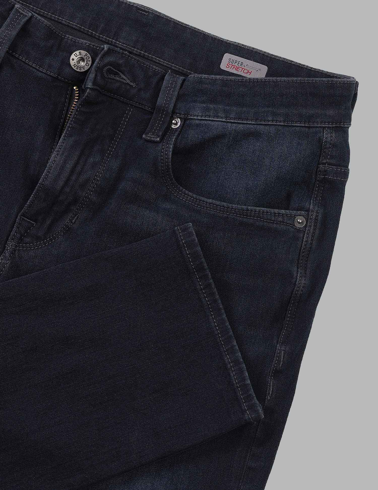 Bi Stretch Authentic Brandon Slim Tapered Fit Blue Jeans - Image 2