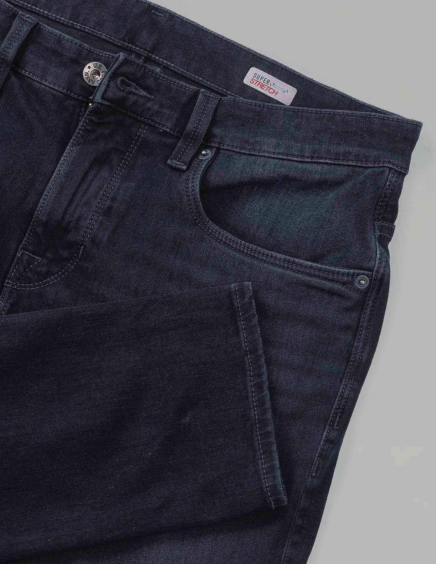 Bi Stretch Authentic Henry Tapered Fit Blue Jeans - Image 2