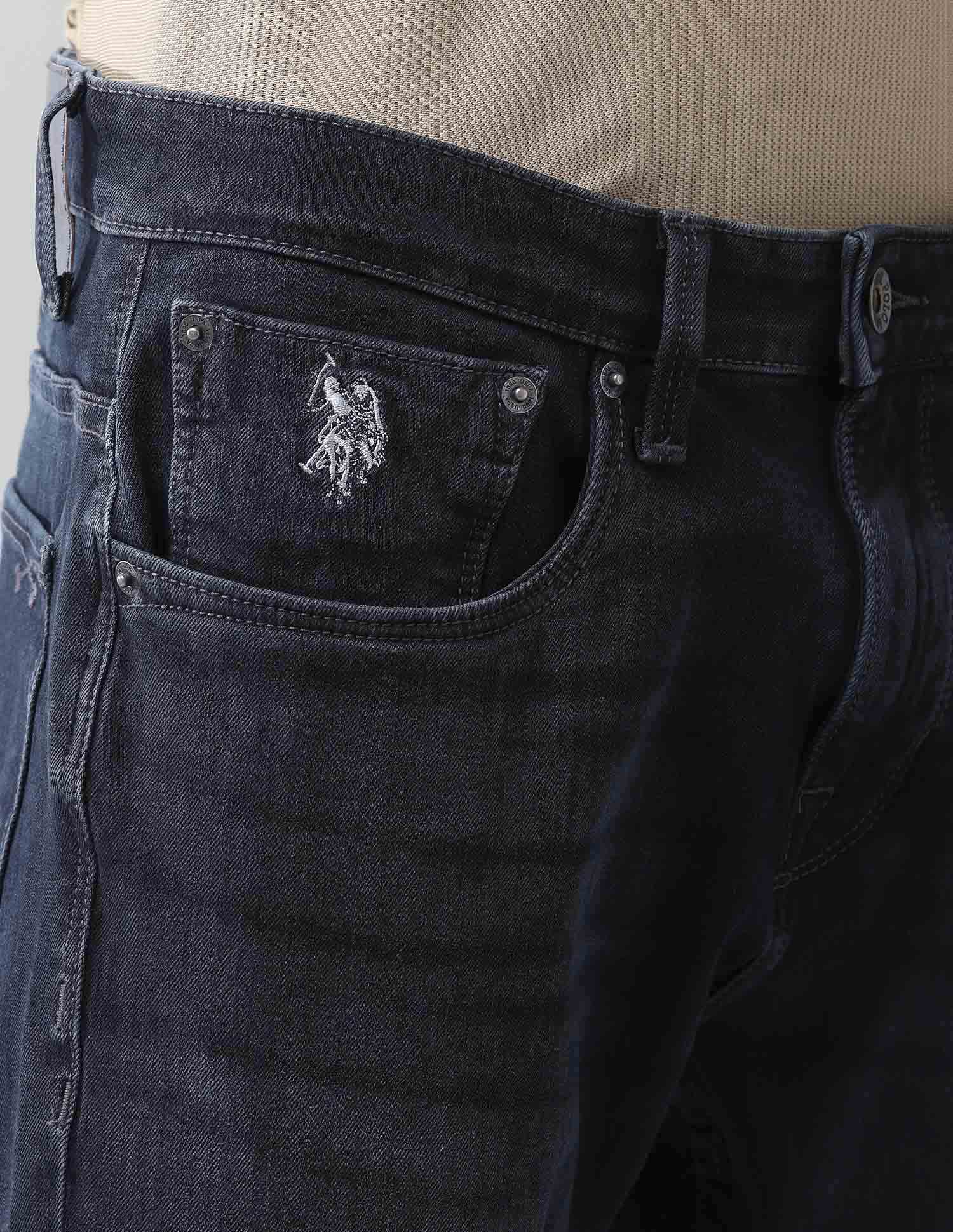 Bi Stretch Authentic Henry Tapered Fit Blue Jeans - Image 7