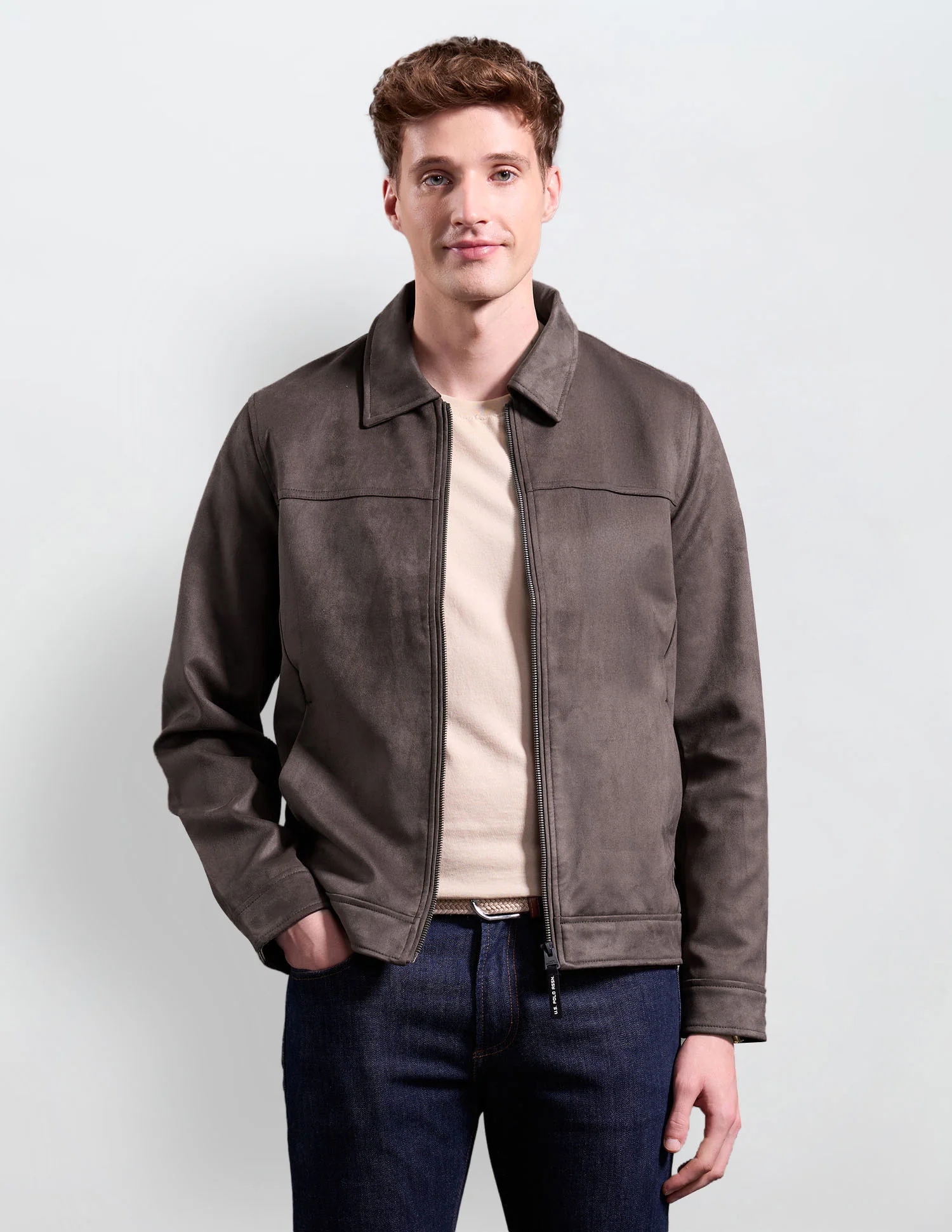 Black & Gold Regular Fit Jacket
