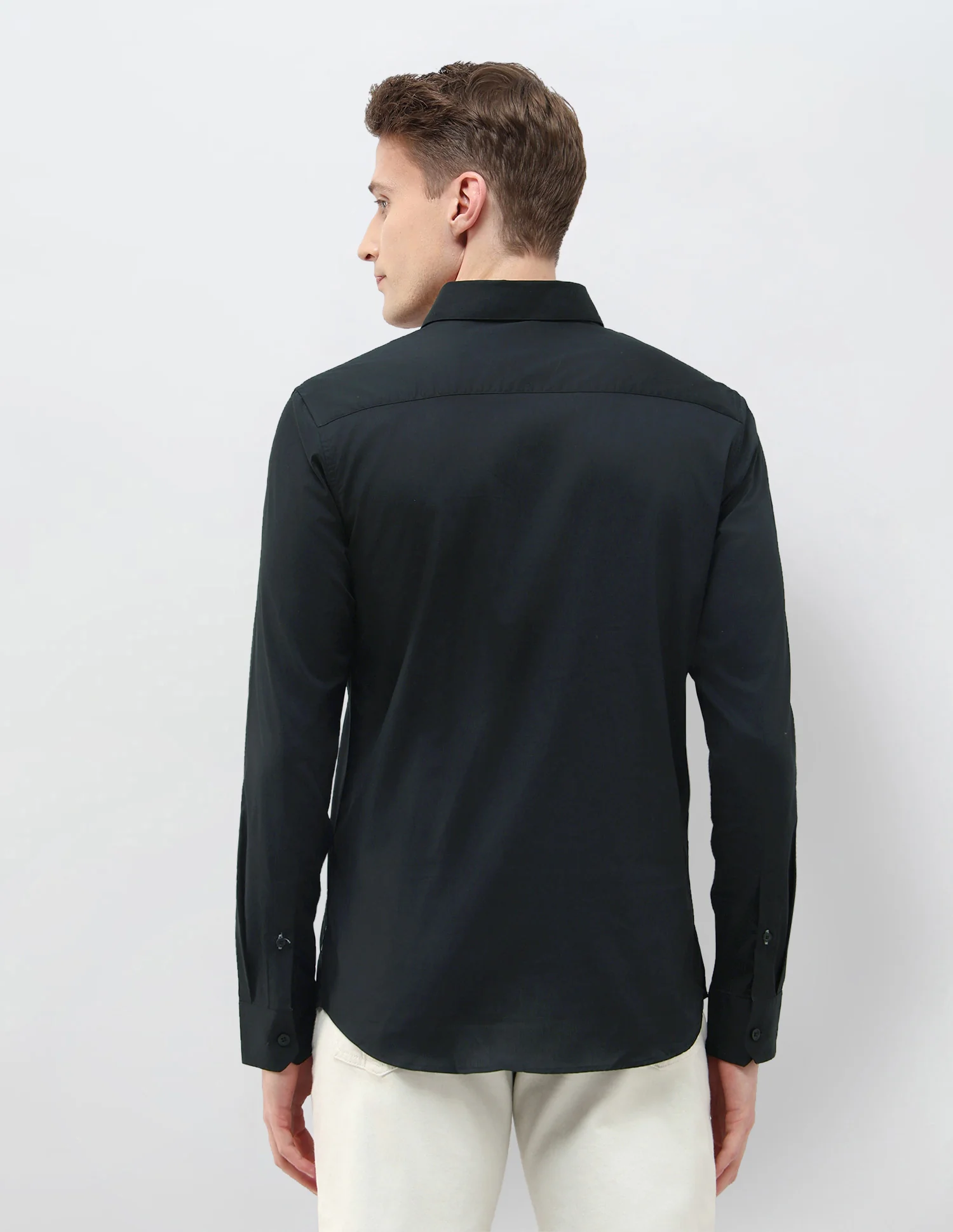 Black & Gold Regular Fit Shirt - Image 5