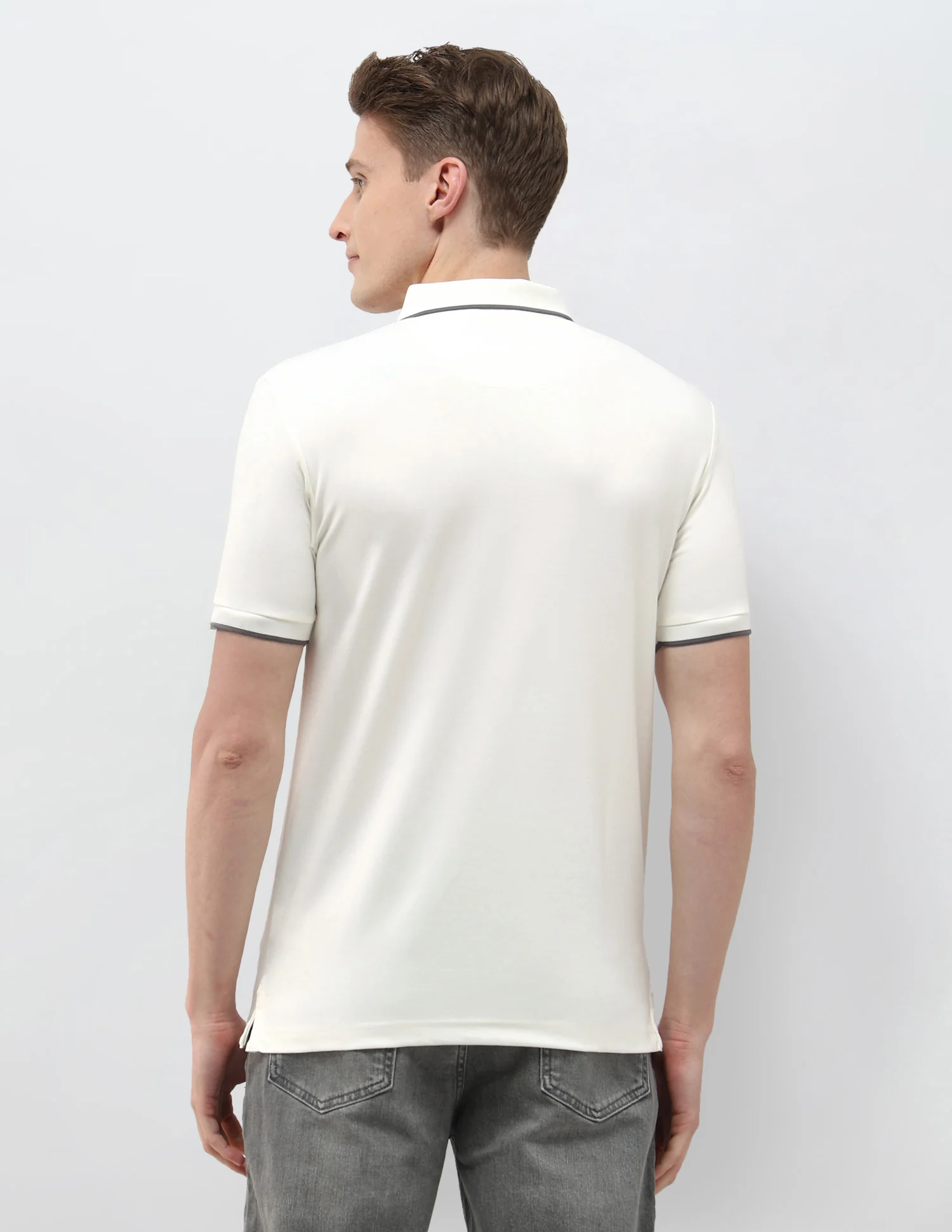 Black & Gold Slim Fit Polo Shirt - Image 5