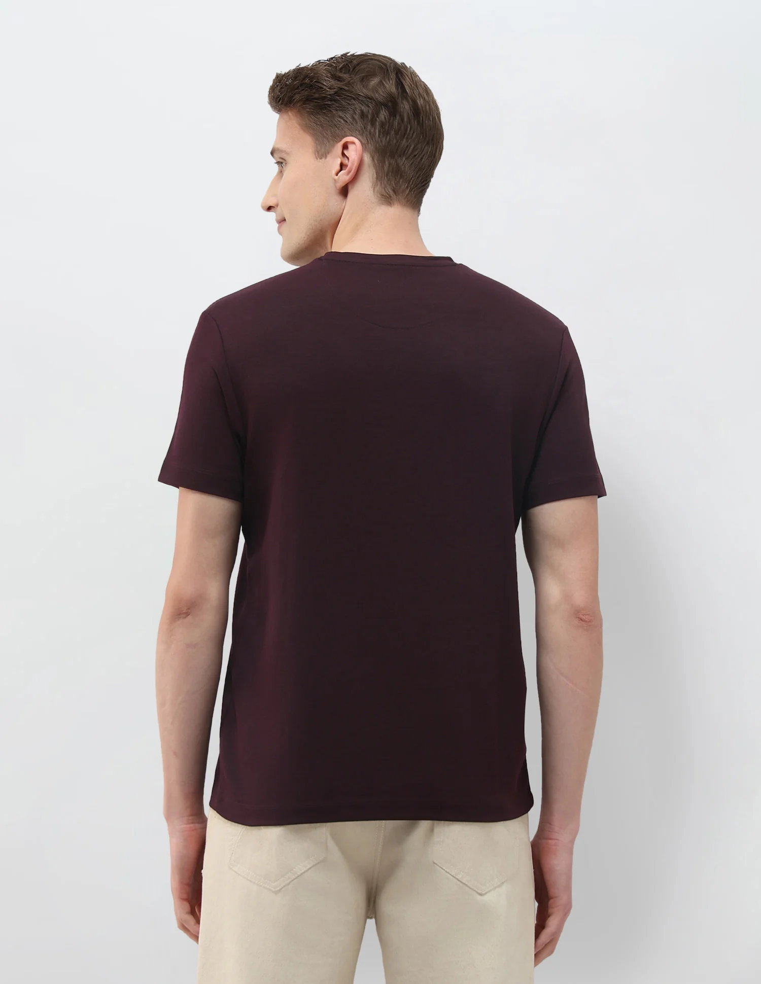 Black & Gold Brand Embossed Slim Fit T-Shirt - Image 5