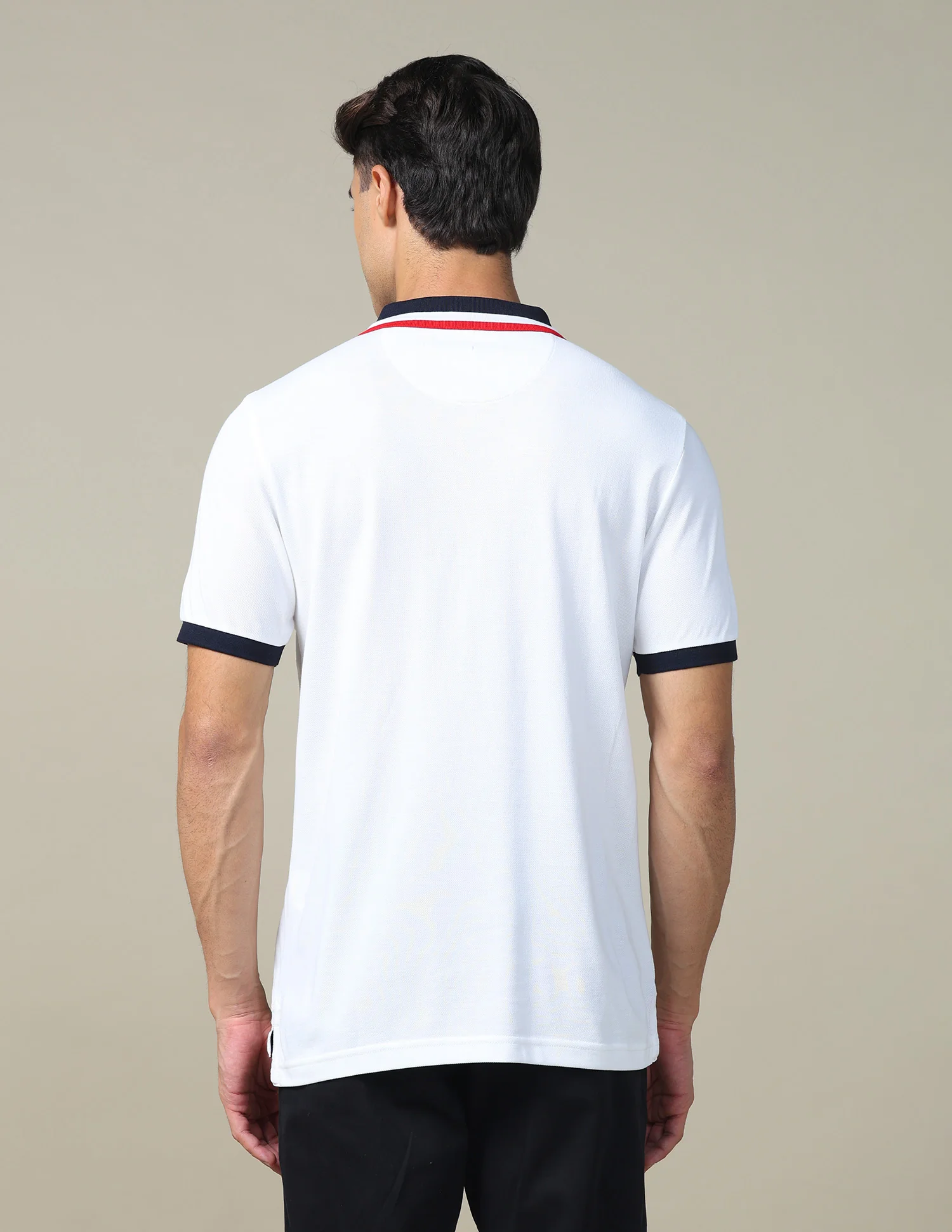 Boxy Fit Brand Embroidered Polo Shirt - Image 5