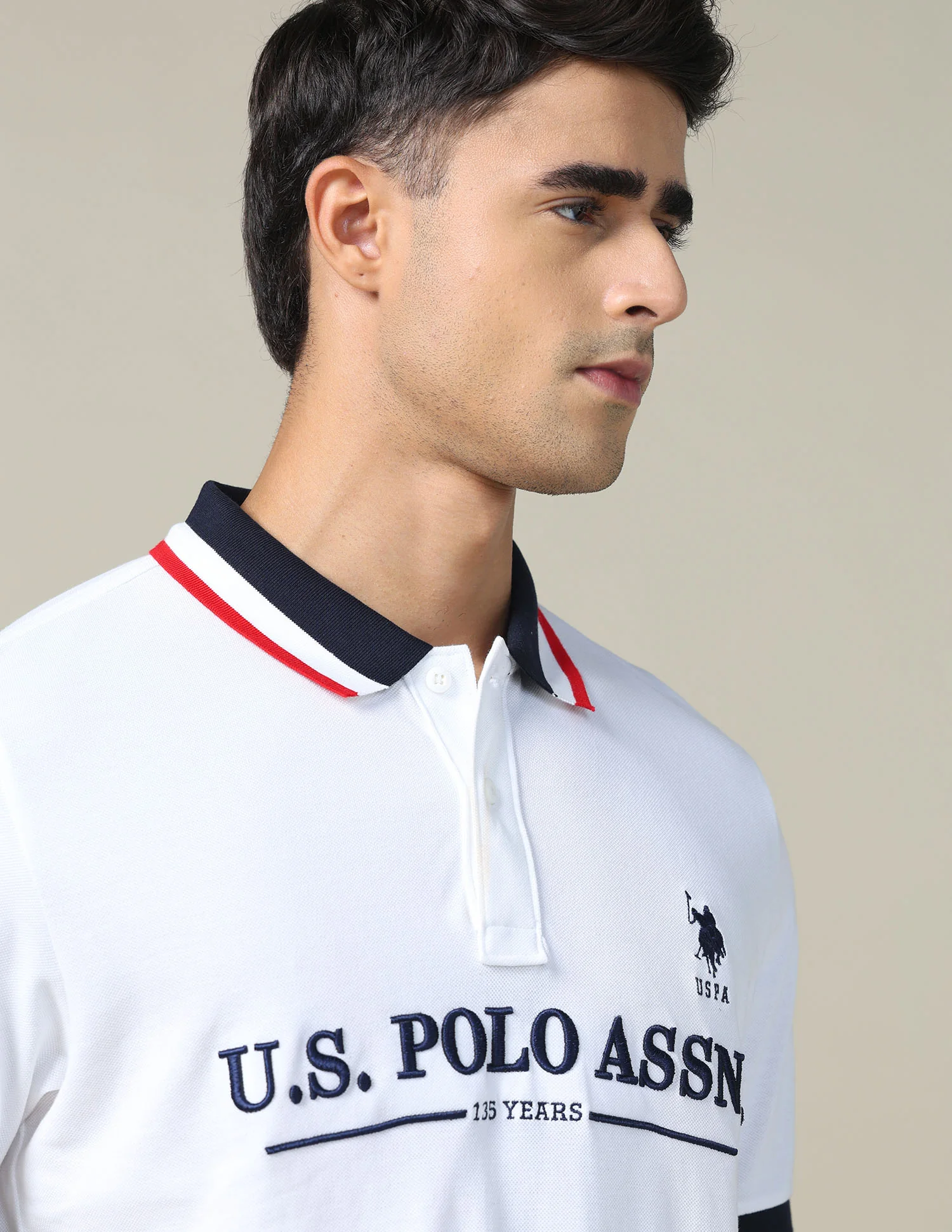 Boxy Fit Brand Embroidered Polo Shirt - Image 7