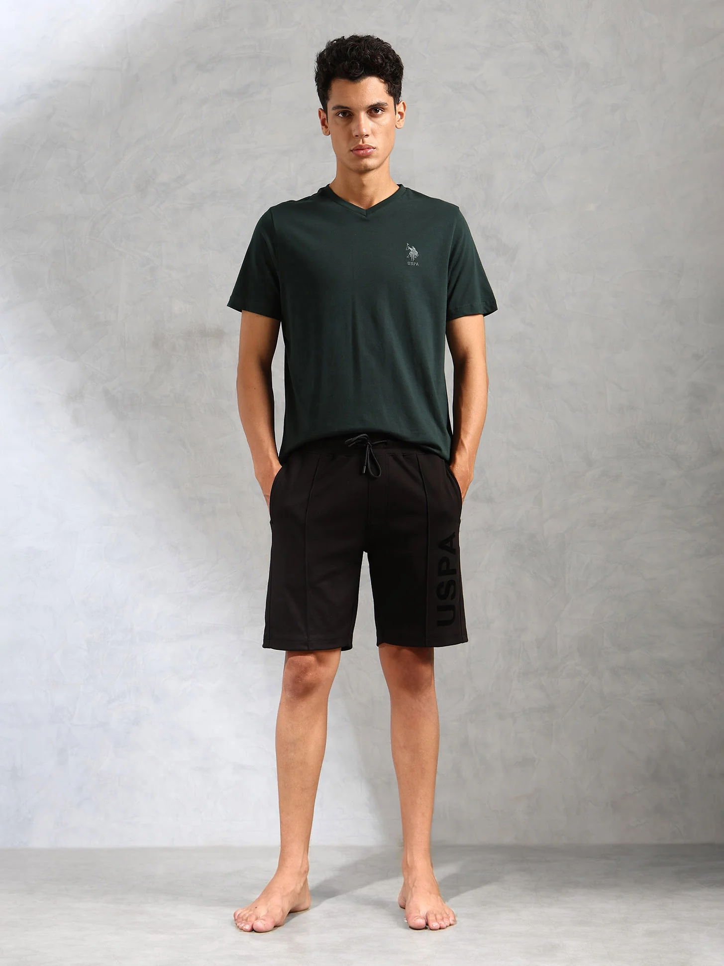 Brand Appliqued OES06 Lounge Shorts - Pack Of 1 - Image 3