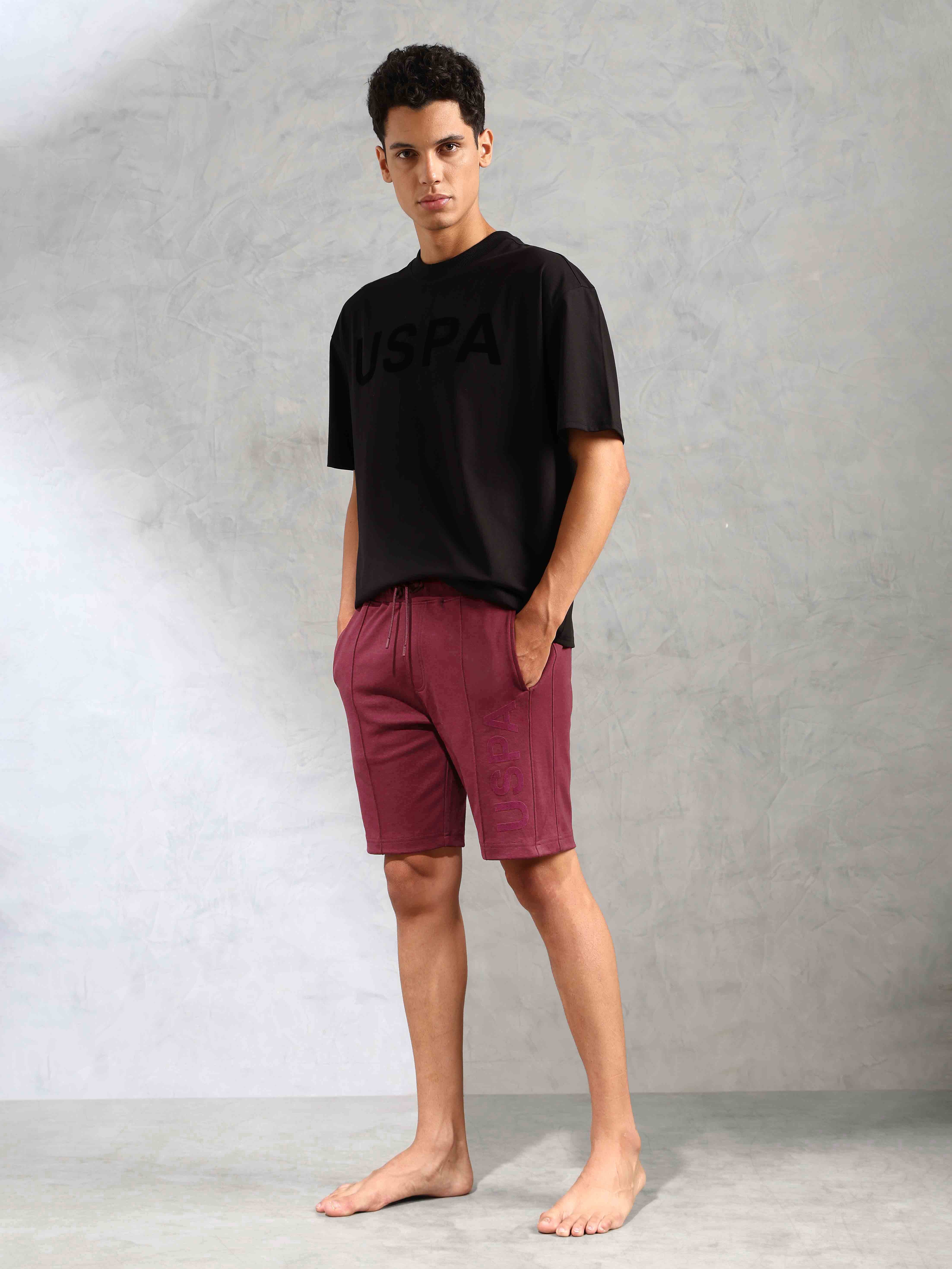 Brand Appliqued OES06 Lounge Shorts - Pack Of 1 - Image 3