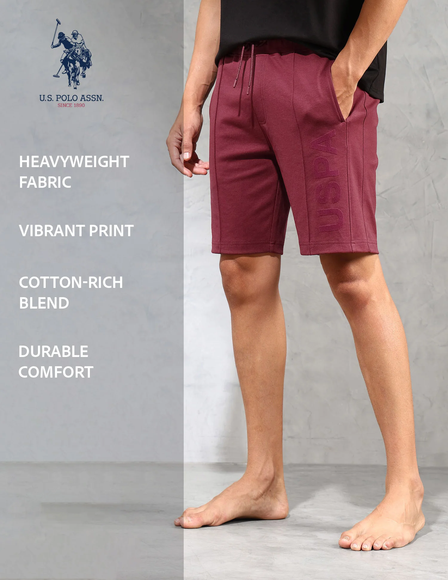 Brand Appliqued OES06 Lounge Shorts - Pack Of 1 - Image 9