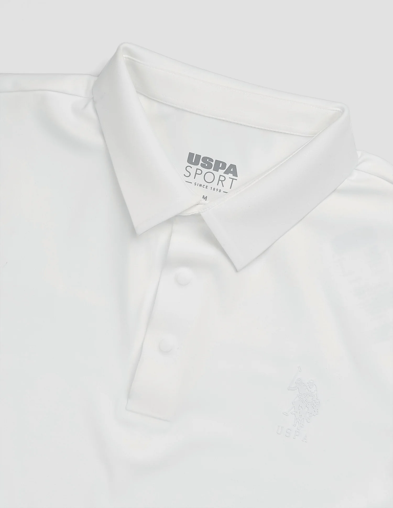 Brand Embossed Active Polo Shirt - Image 8