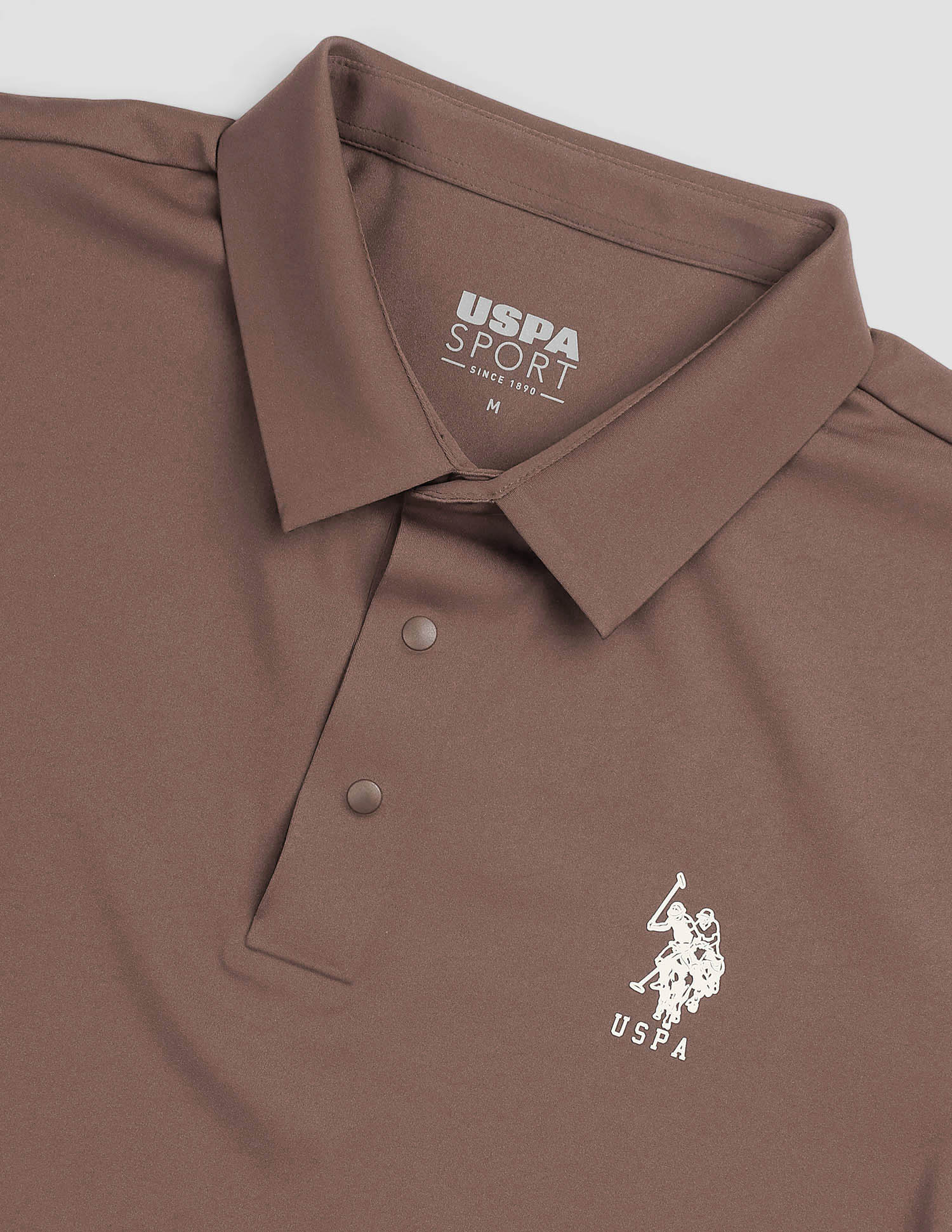 Brand Embossed Active Polo Shirt - Image 8