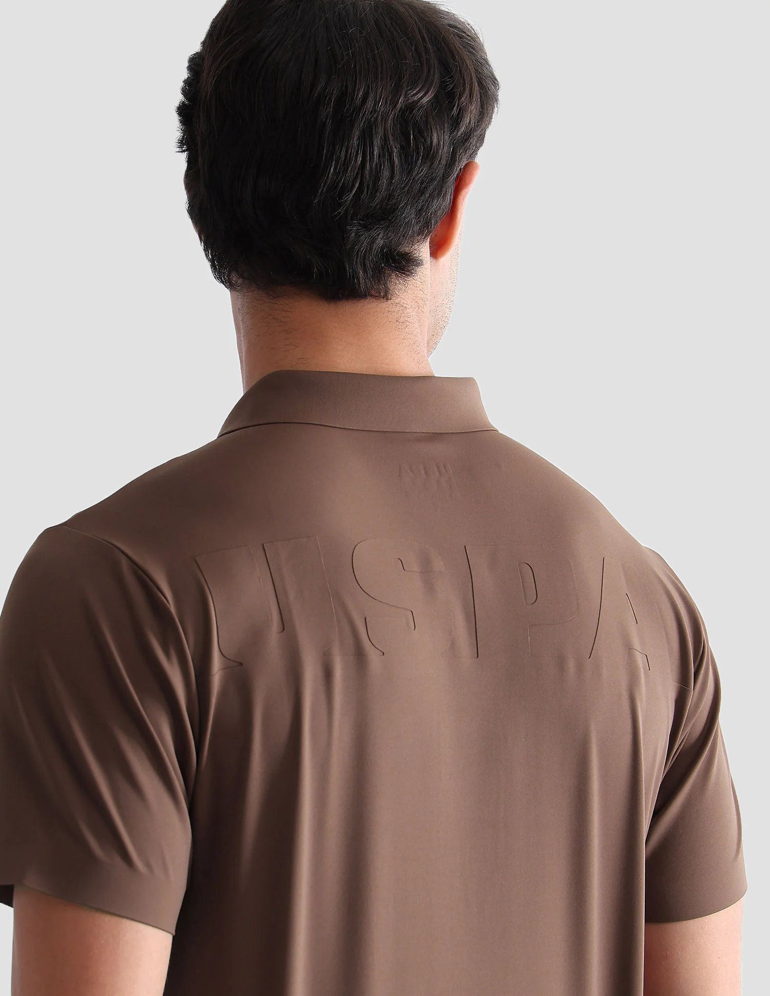 Brand Embossed Active Polo Shirt - Image 9