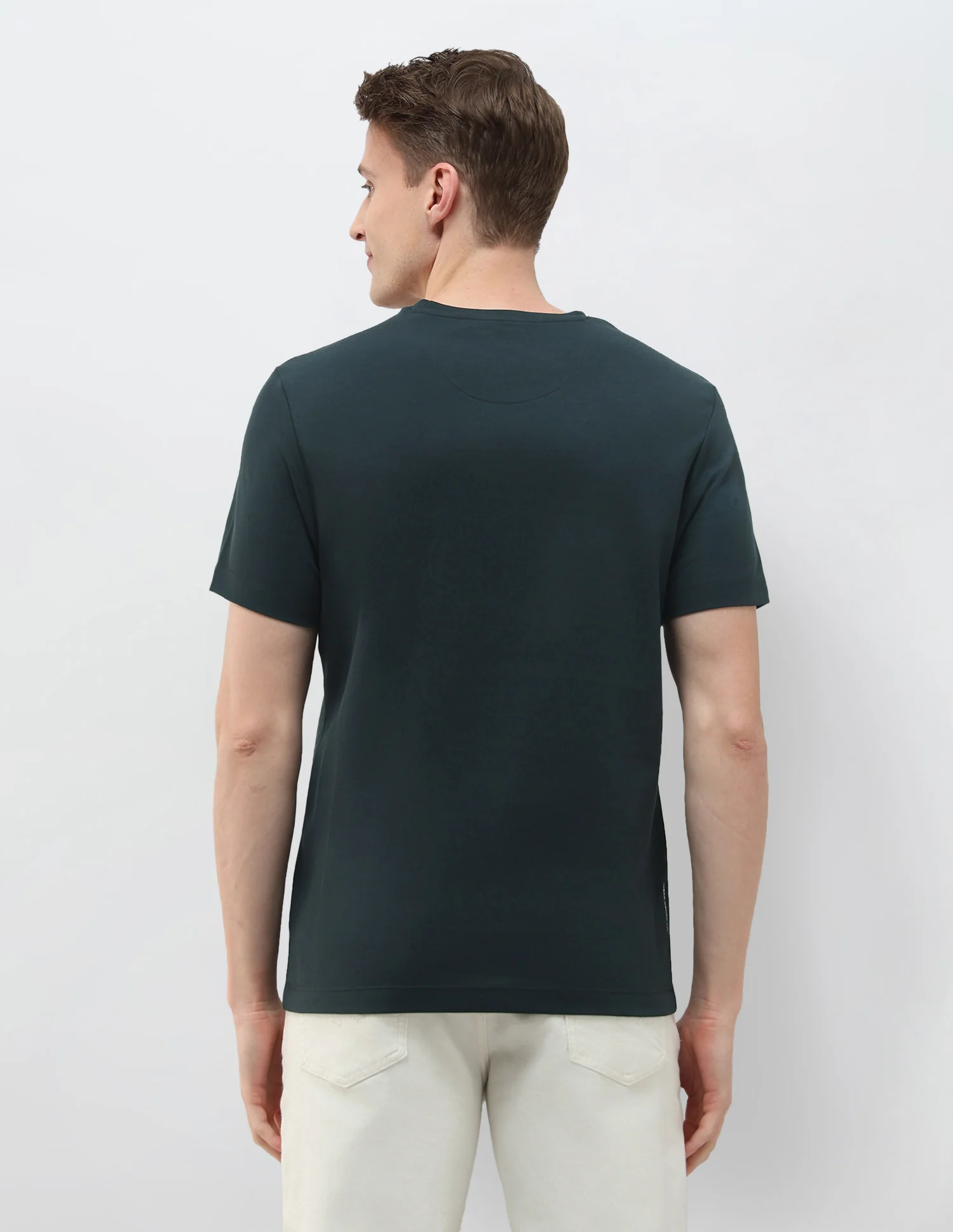Brand Embossed Black & Gold Slim Fit T-Shirt - Image 5