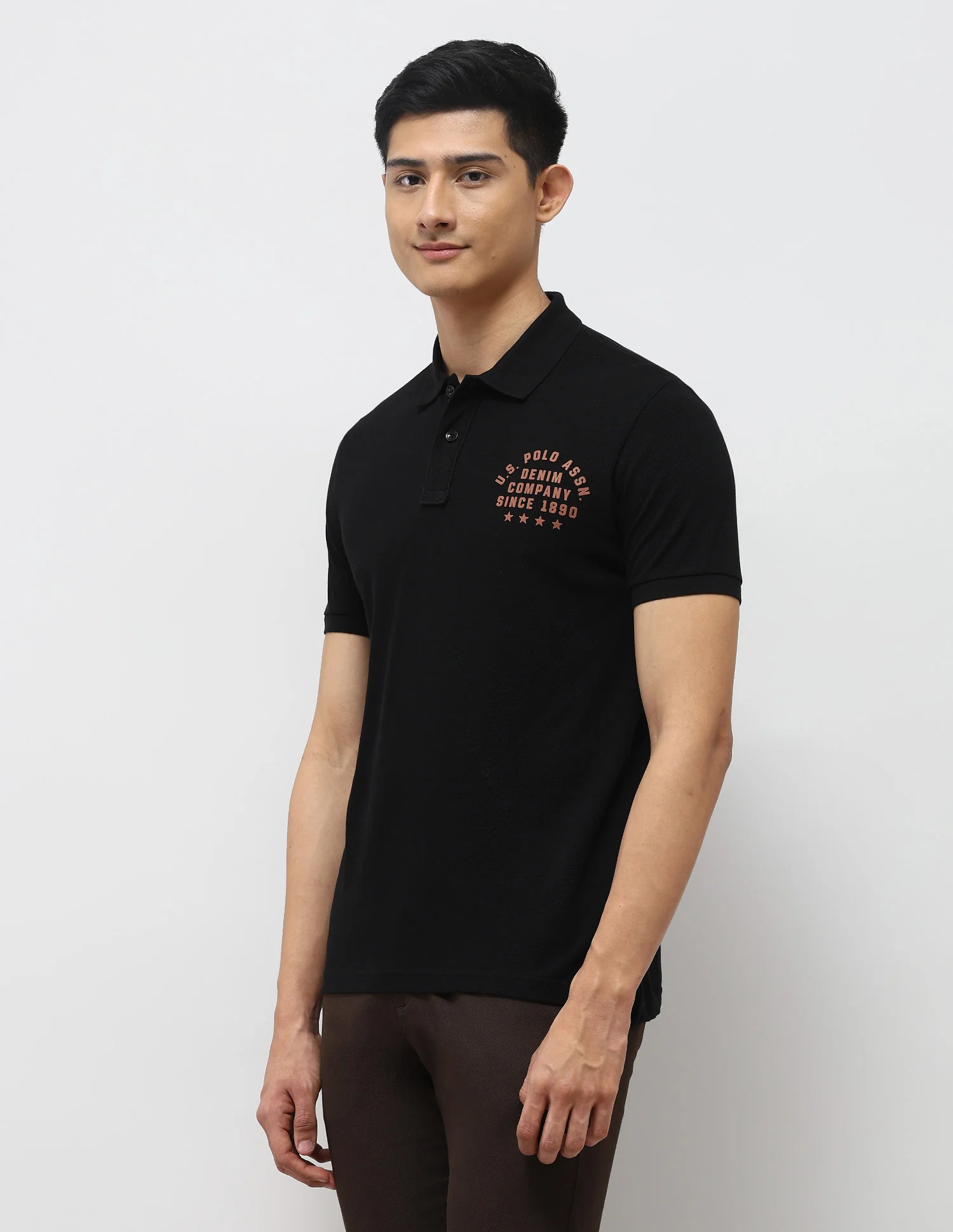 Brand Embossed Muscle Fit Polo Shirt - Image 4