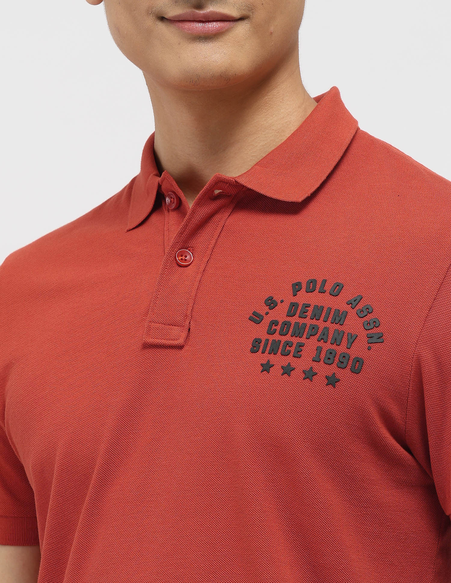 Brand Embossed Muscle Fit Polo Shirt - Image 7