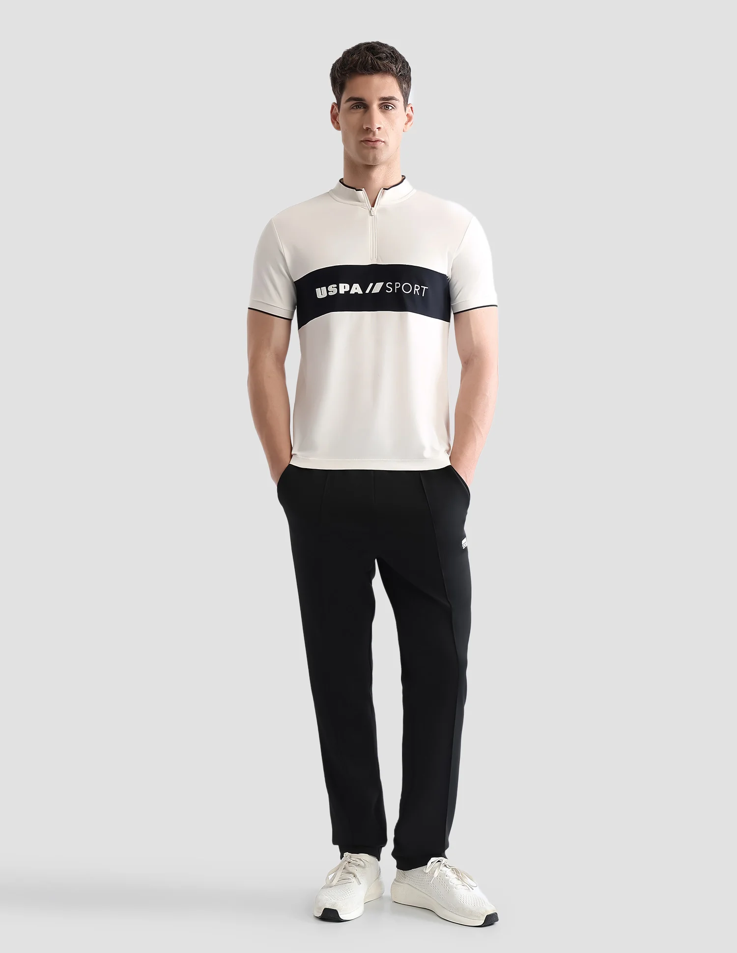 Brand Embossed Regular Fit Active Polo Shirt - Image 3