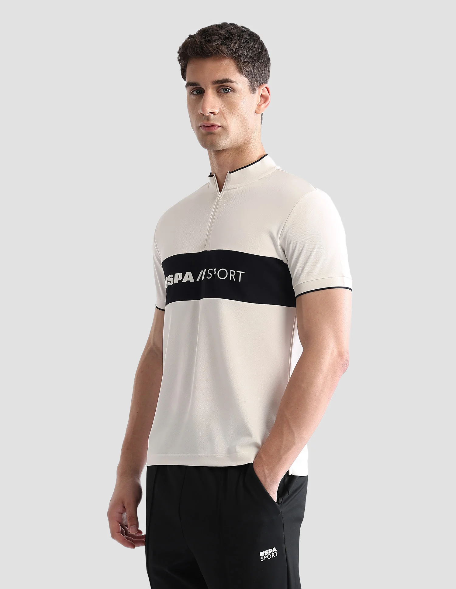 Brand Embossed Regular Fit Active Polo Shirt - Image 4