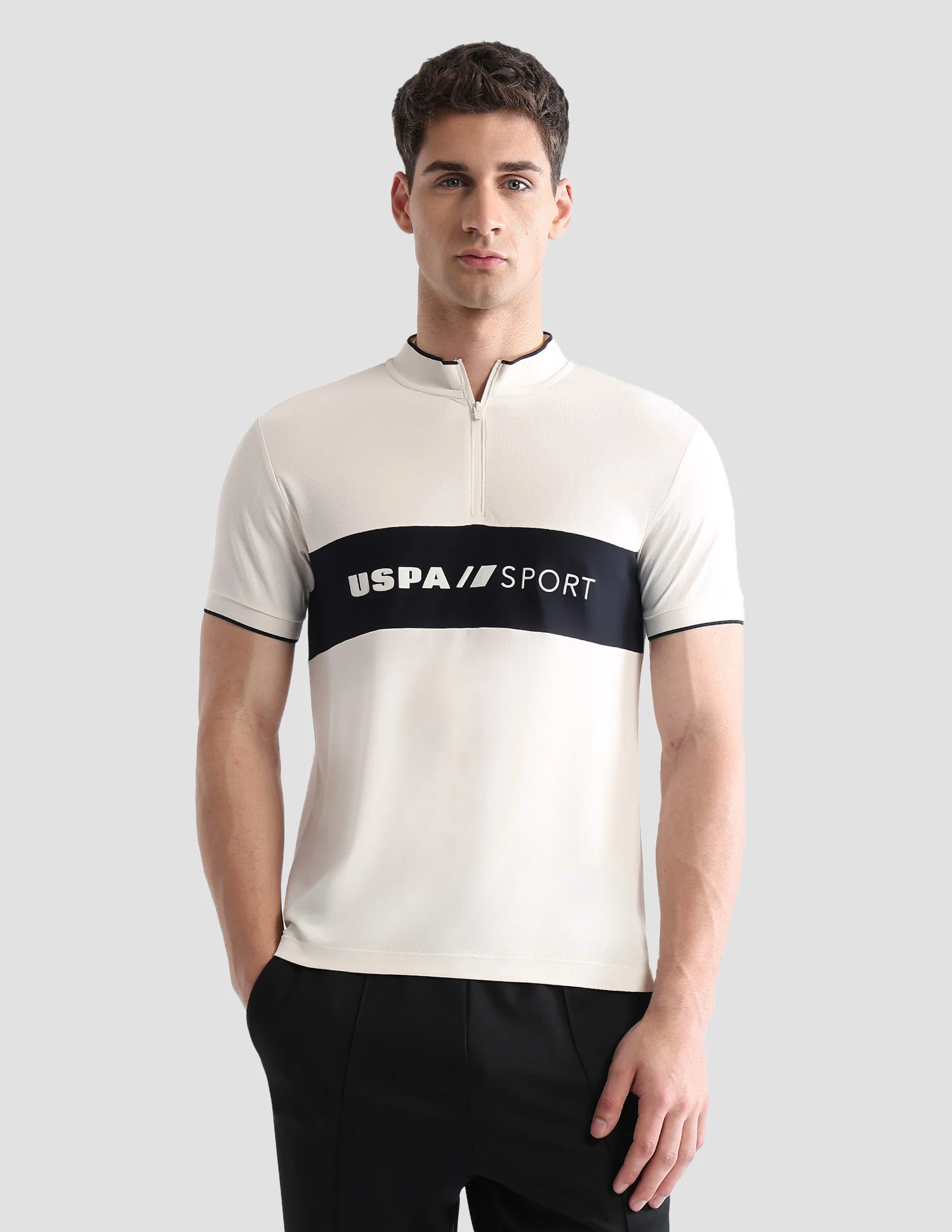 Brand Embossed Regular Fit Active Polo Shirt - Image 6