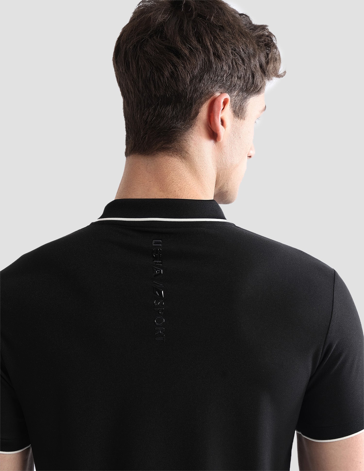 Brand Embossed Regular Fit Active Polo Shirt - Image 8