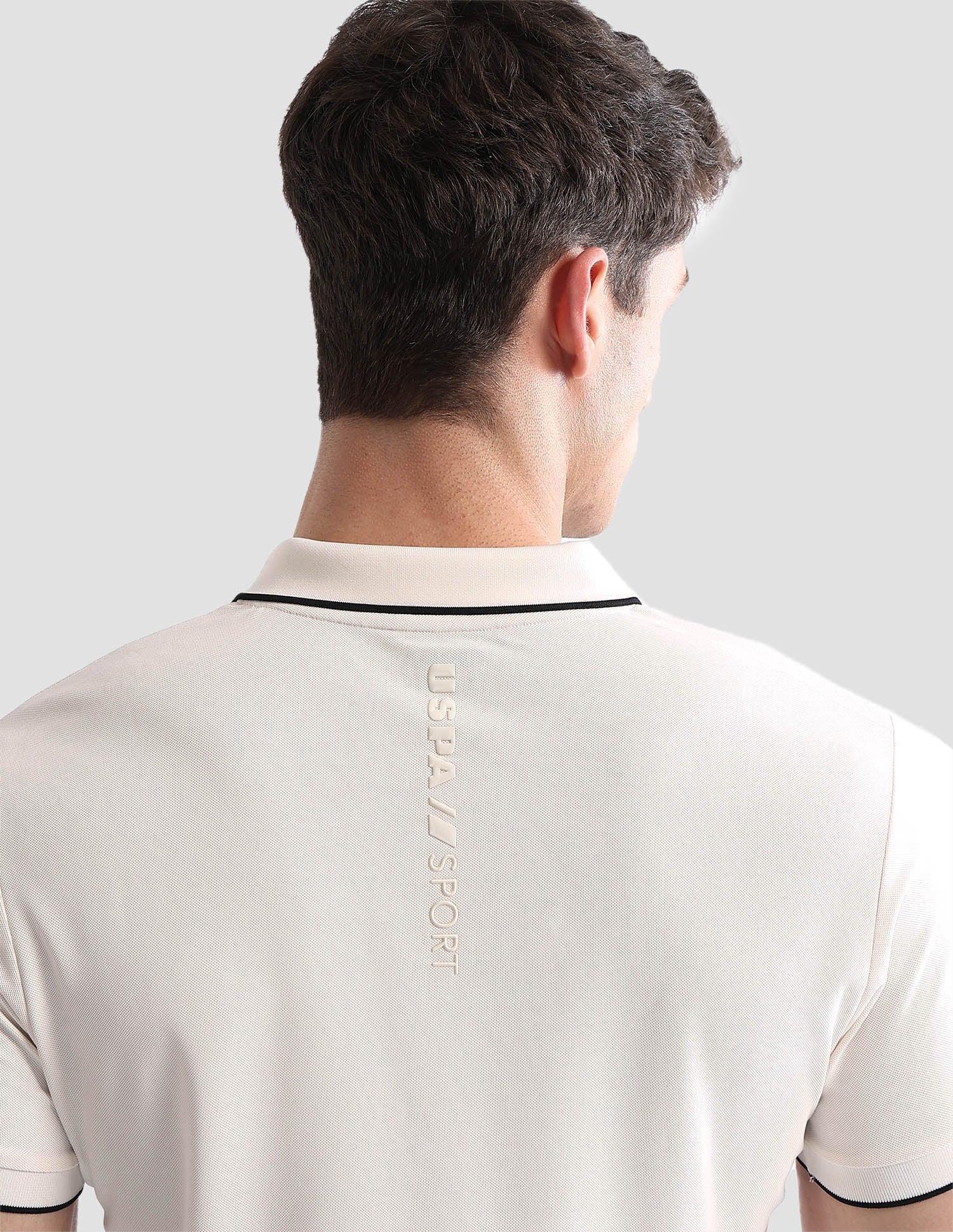 Brand Embossed Regular Fit Active Polo Shirt - Image 8