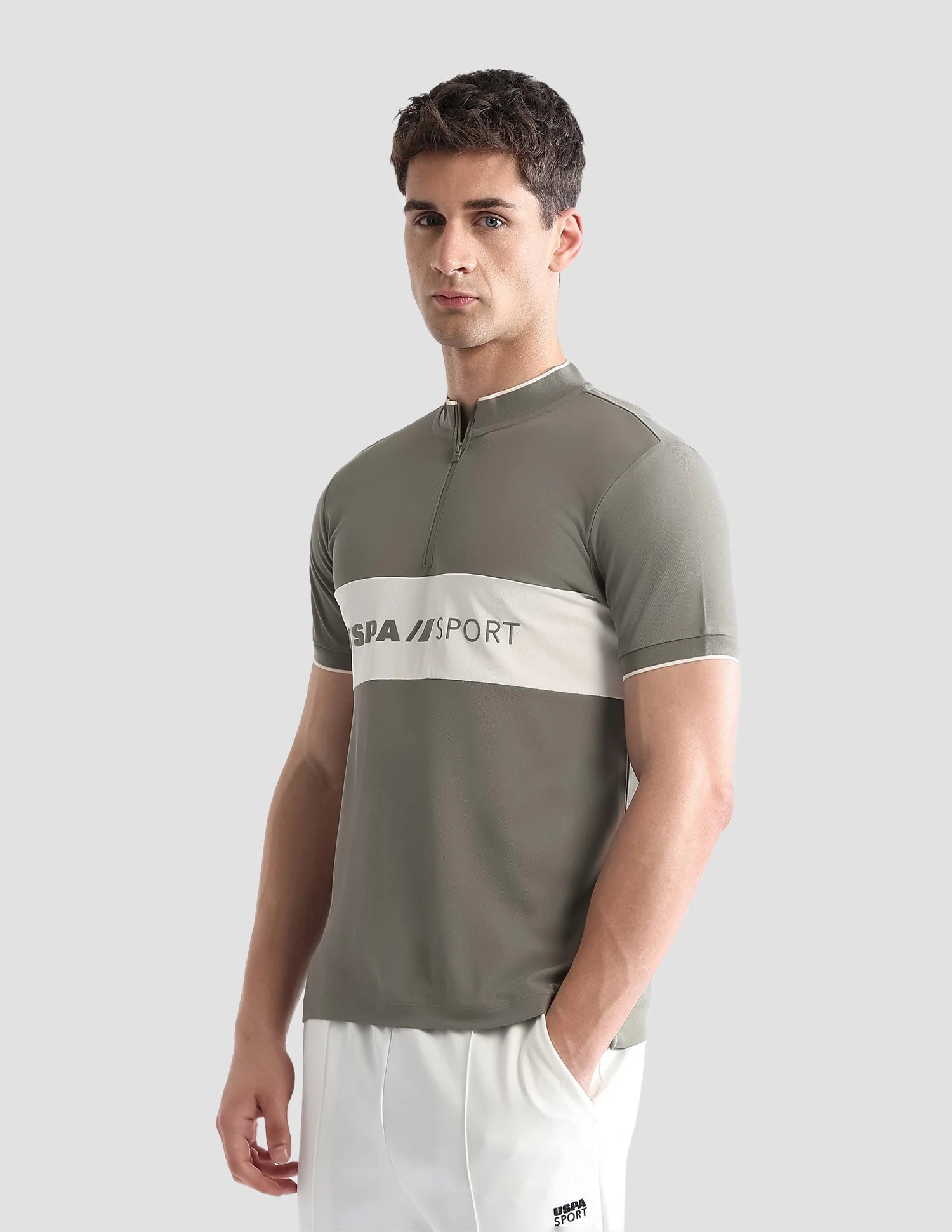 Brand Embossed Regular Fit Active Polo Shirt - Image 4