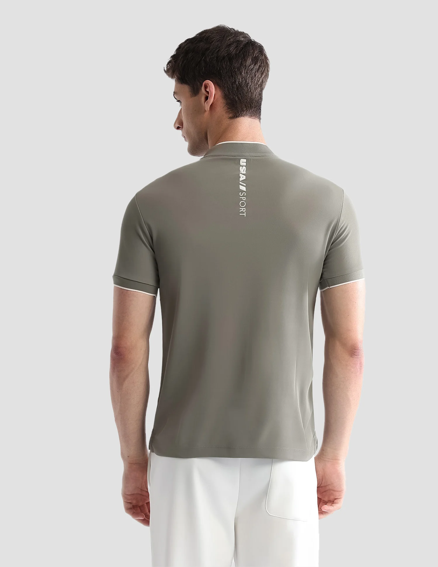Brand Embossed Regular Fit Active Polo Shirt - Image 5