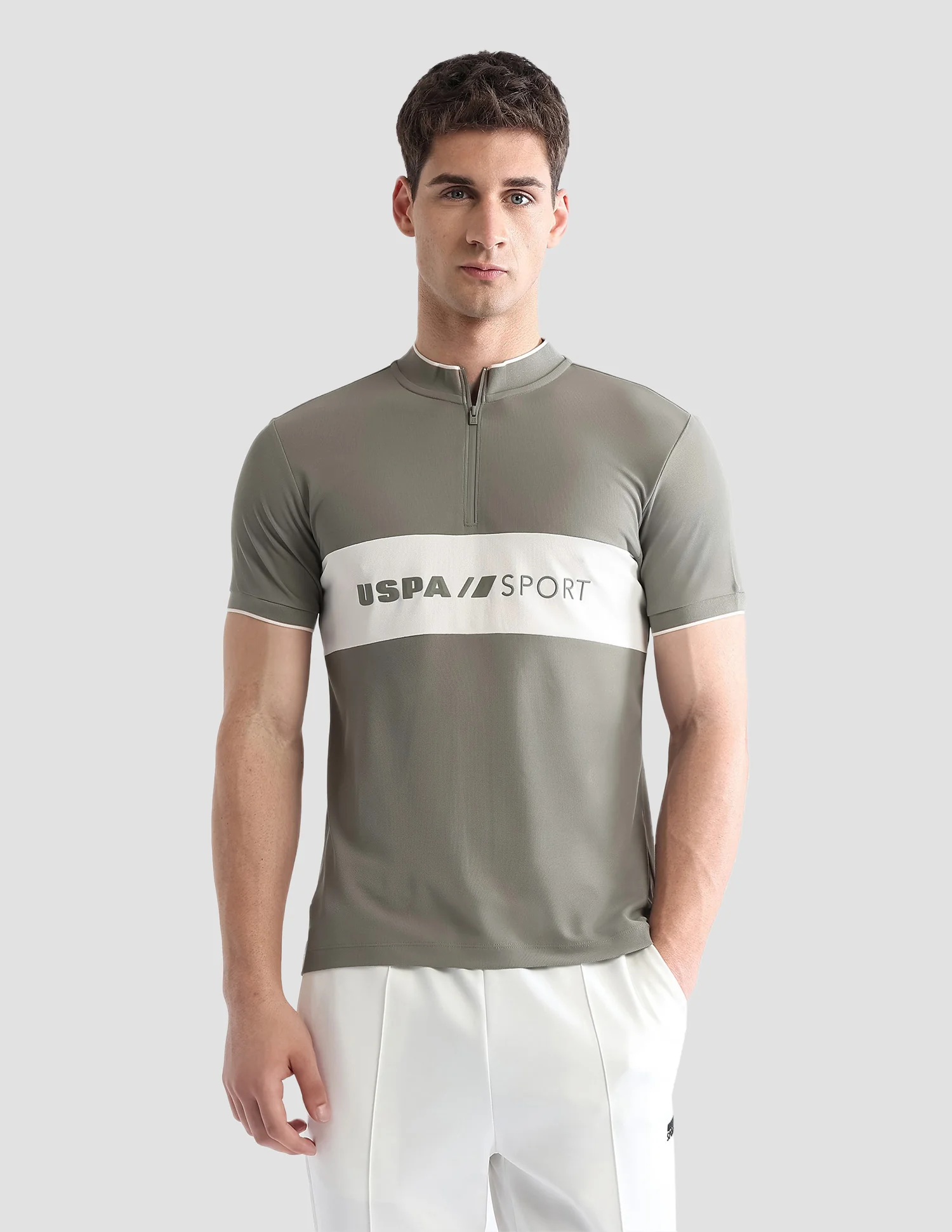 Brand Embossed Regular Fit Active Polo Shirt - Image 6