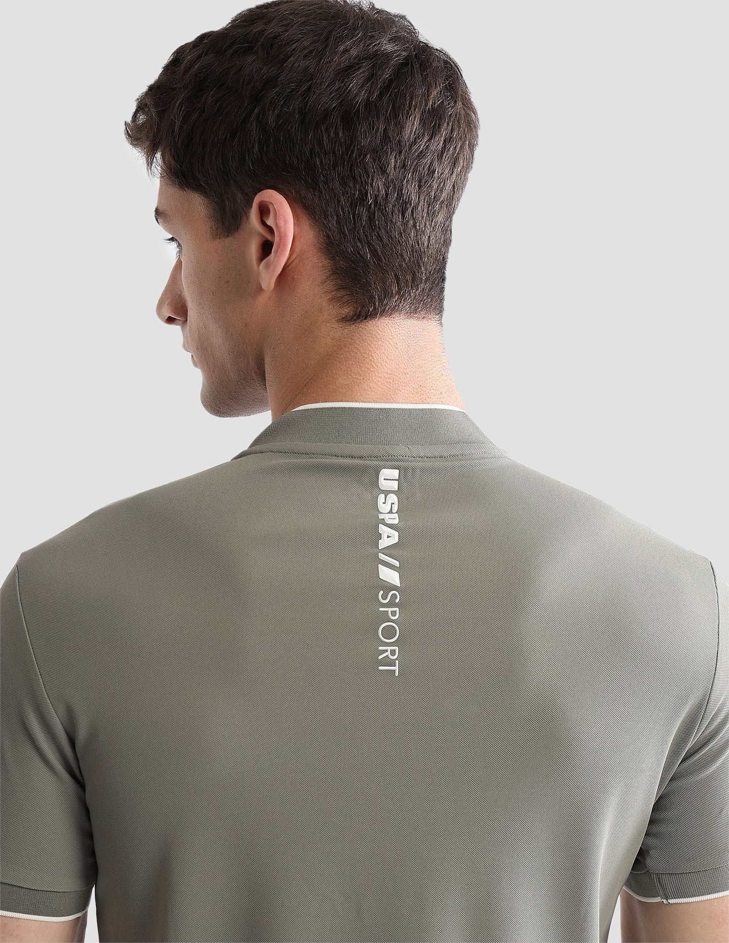 Brand Embossed Regular Fit Active Polo Shirt - Image 8