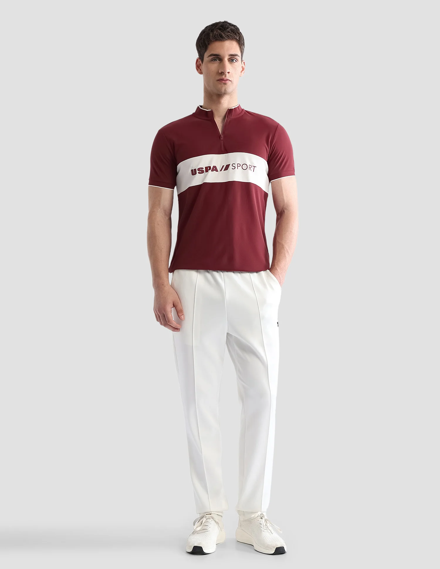 Brand Embossed Regular Fit Active Polo Shirt - Image 4