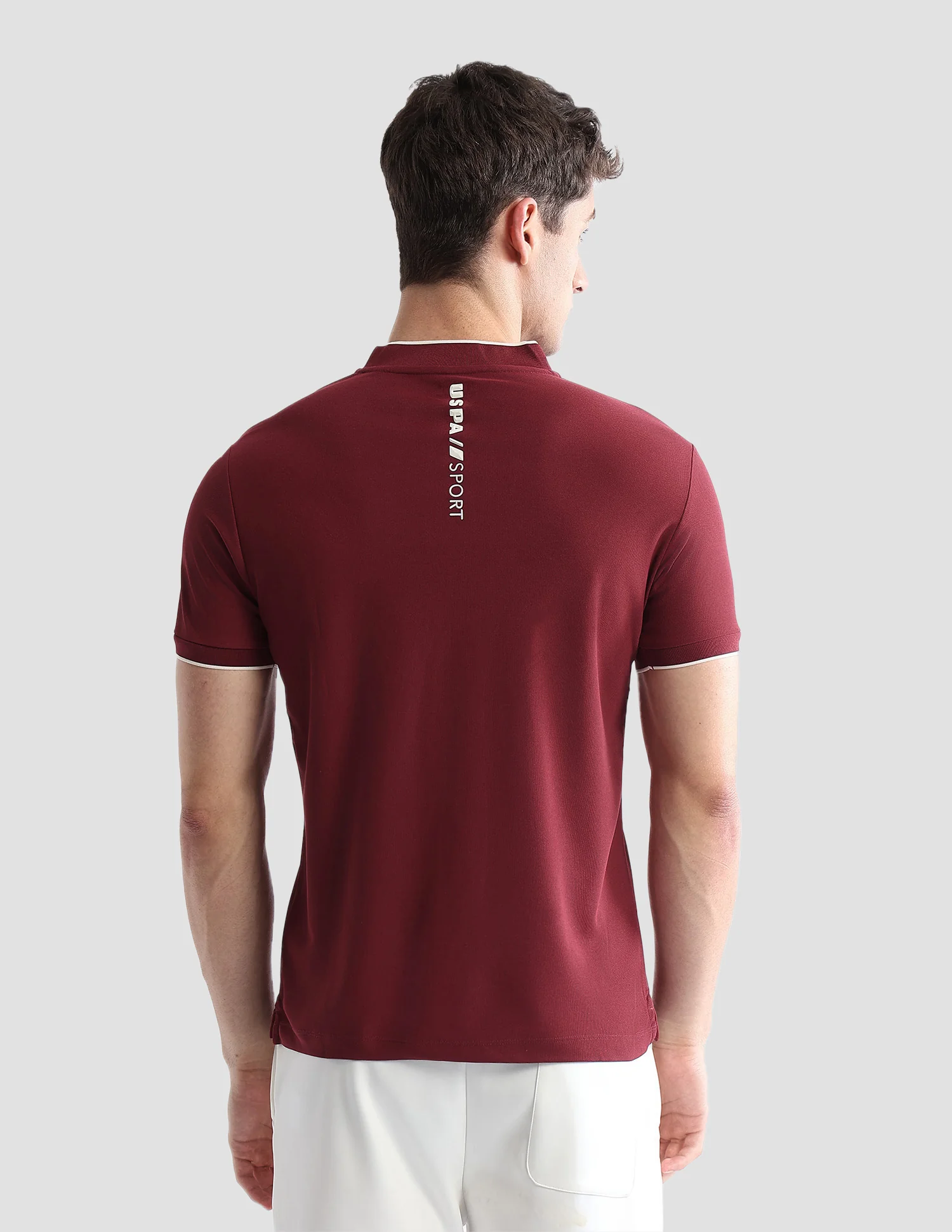 Brand Embossed Regular Fit Active Polo Shirt - Image 6