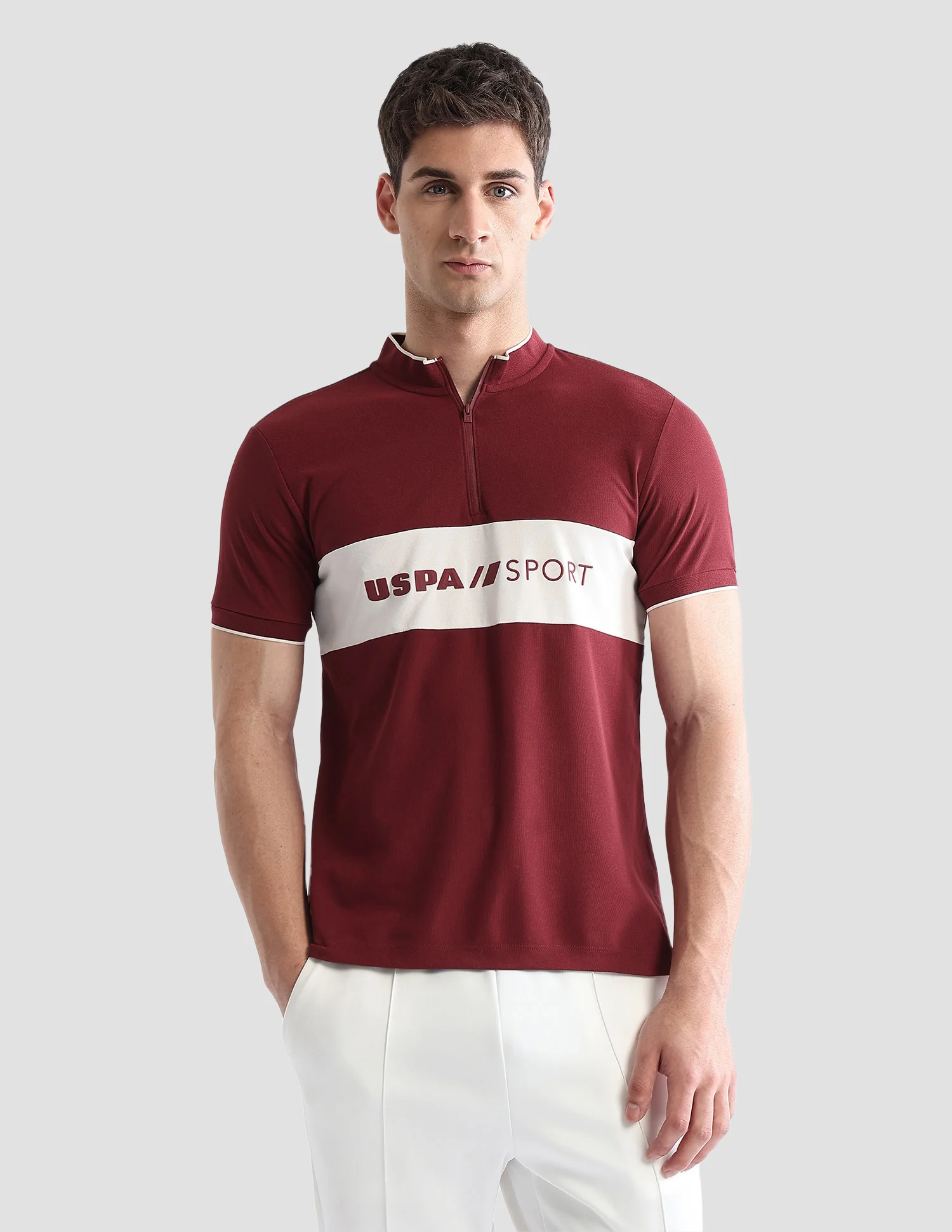 Brand Embossed Regular Fit Active Polo Shirt - Image 7