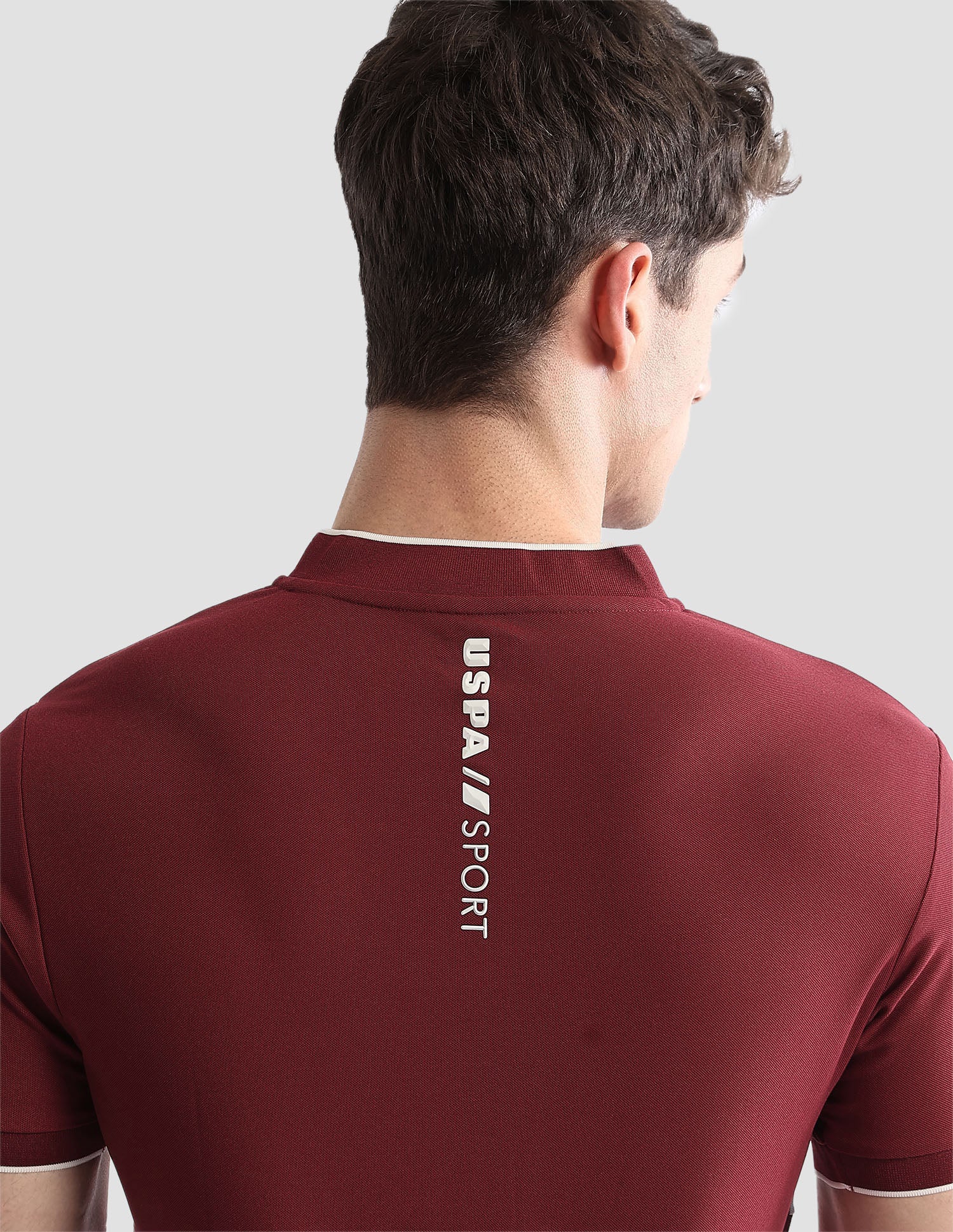 Brand Embossed Regular Fit Active Polo Shirt - Image 9